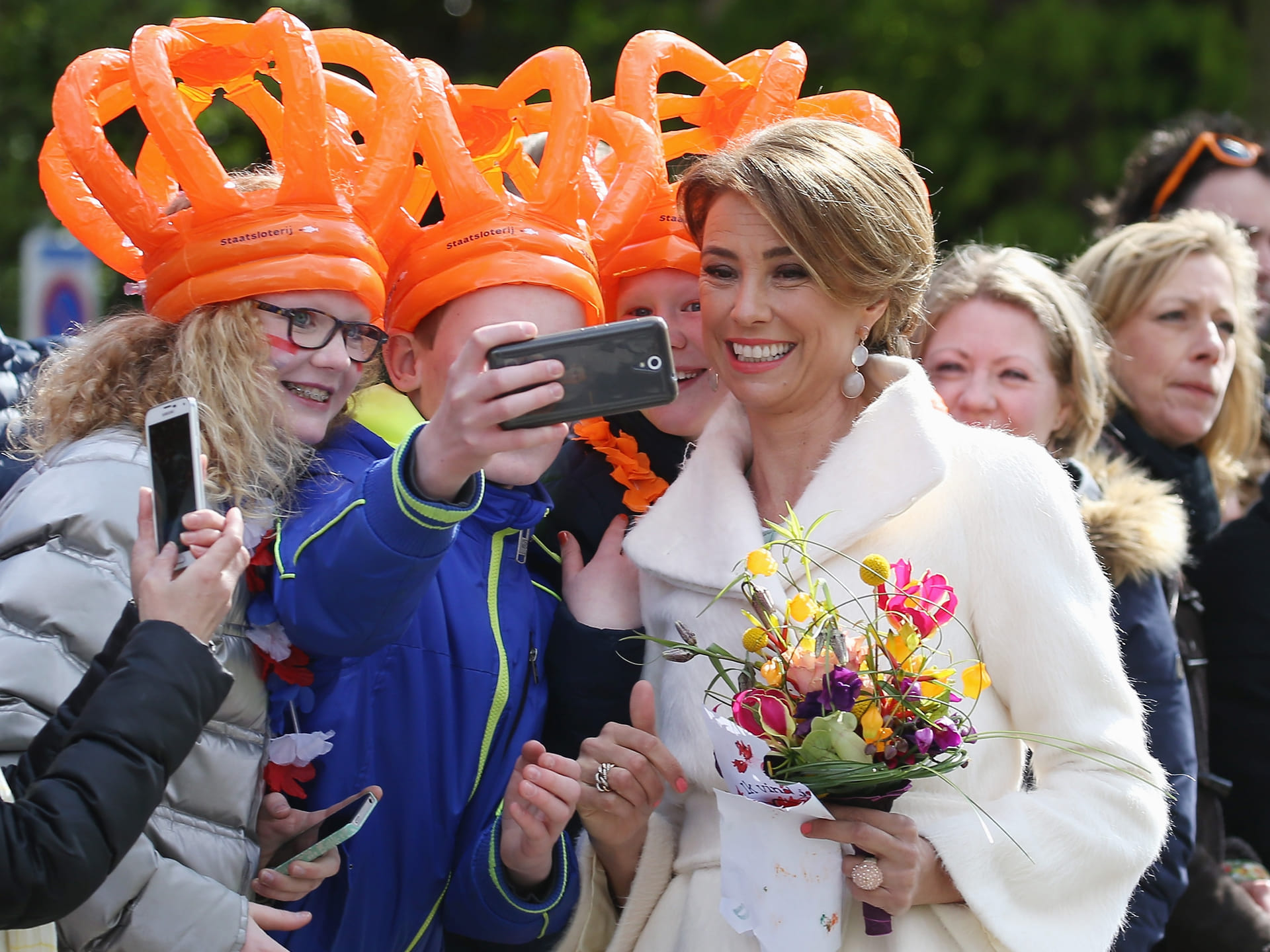 Koningsdag in Zwolle.