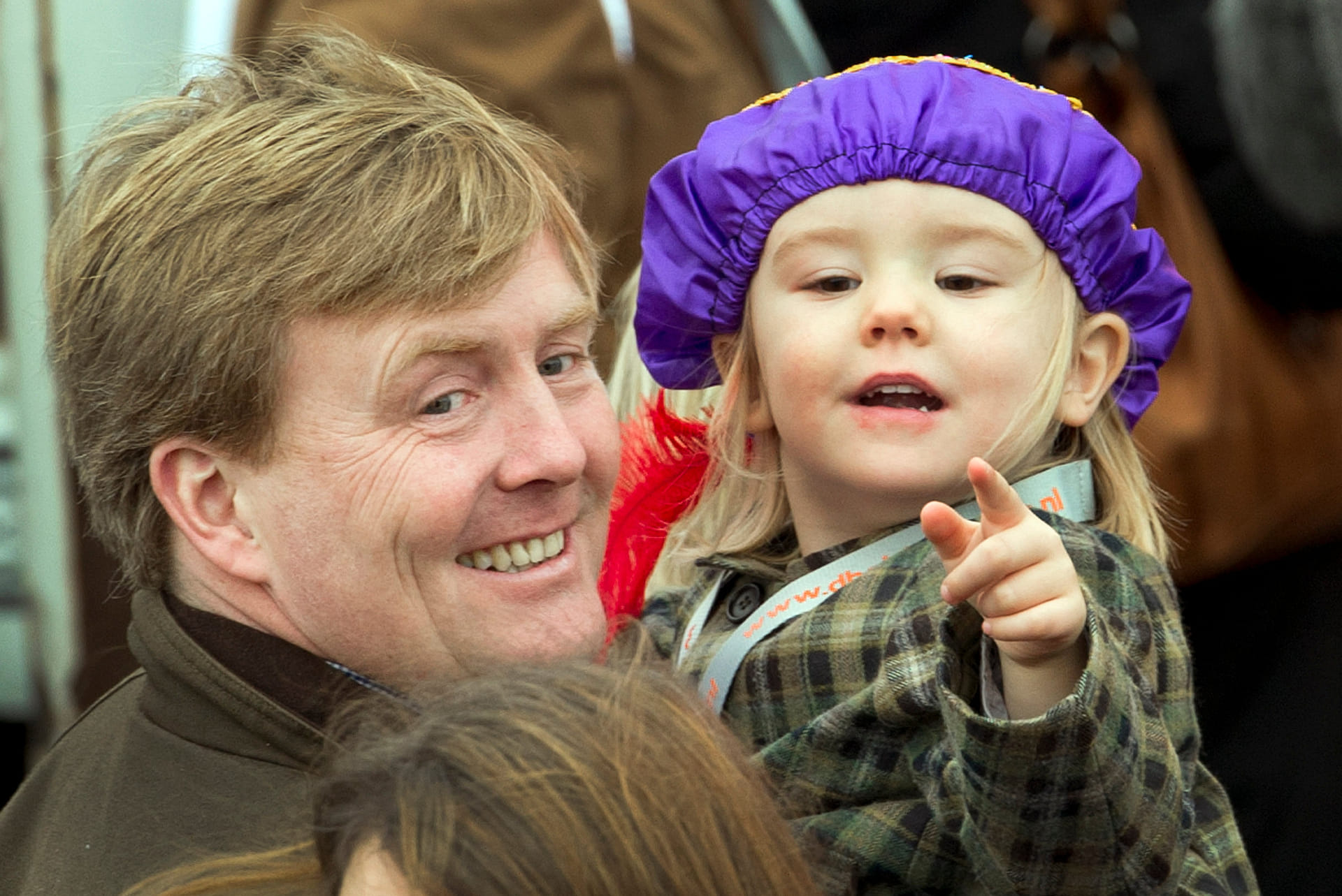 Koning Willem-Alexander met prinses Ariane, 2010.