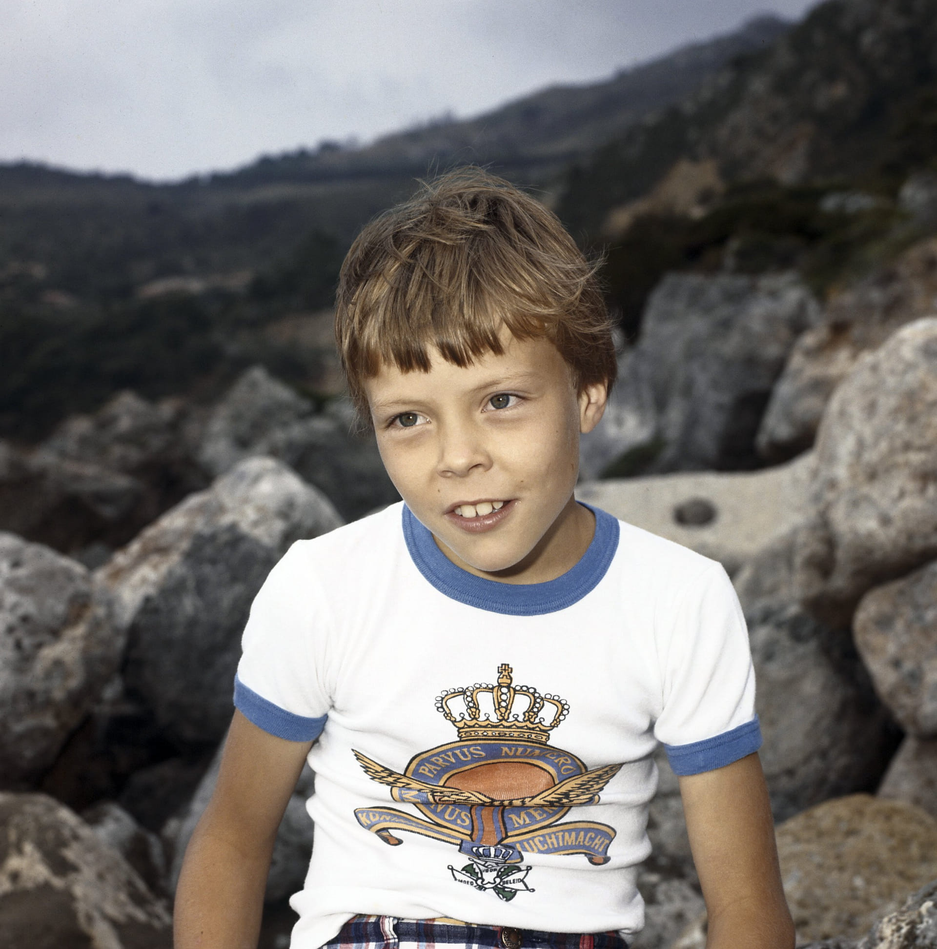 Tijdens de zomervakantie in Porto Ercole, 1979.