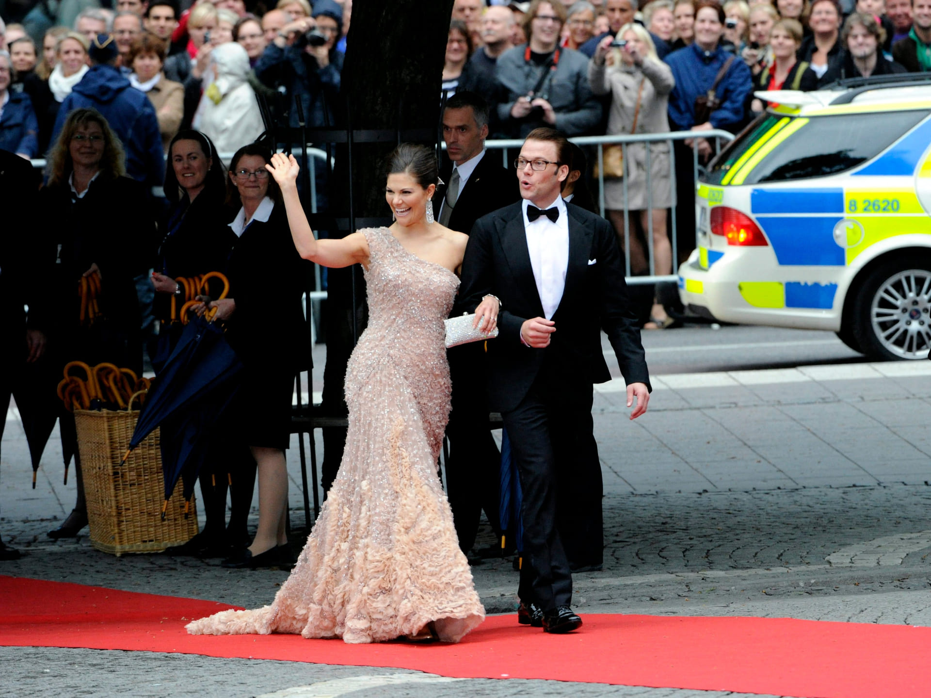 Victoria en Daniel de dag voor hun huwelijk.