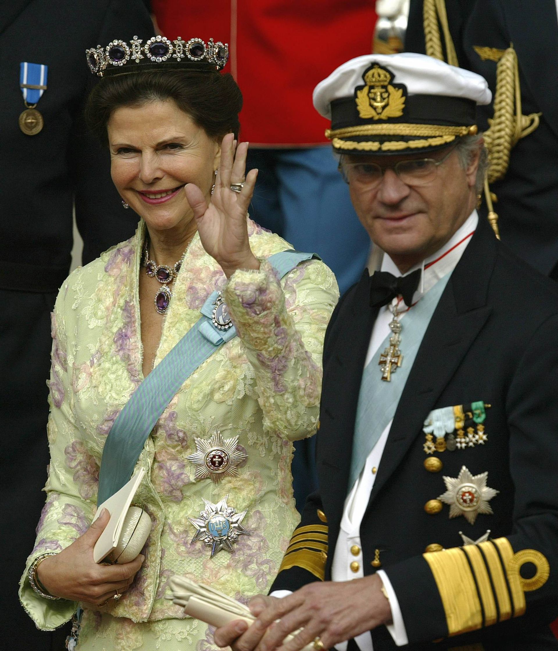 De Zweedse koning Carl Gustaf en koningin Silvia.
