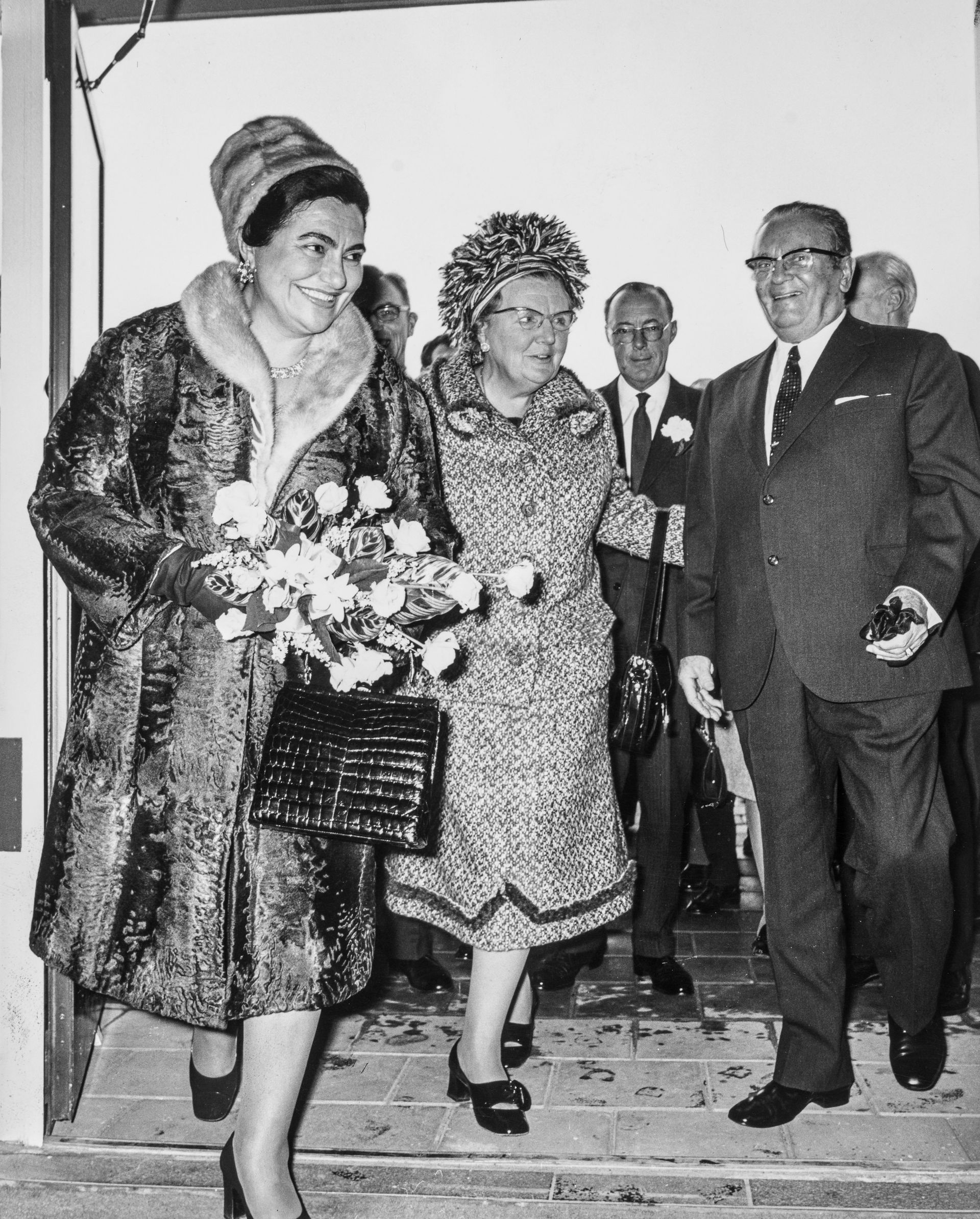 President Tito (R) samen met koningin Juliana in 1970.