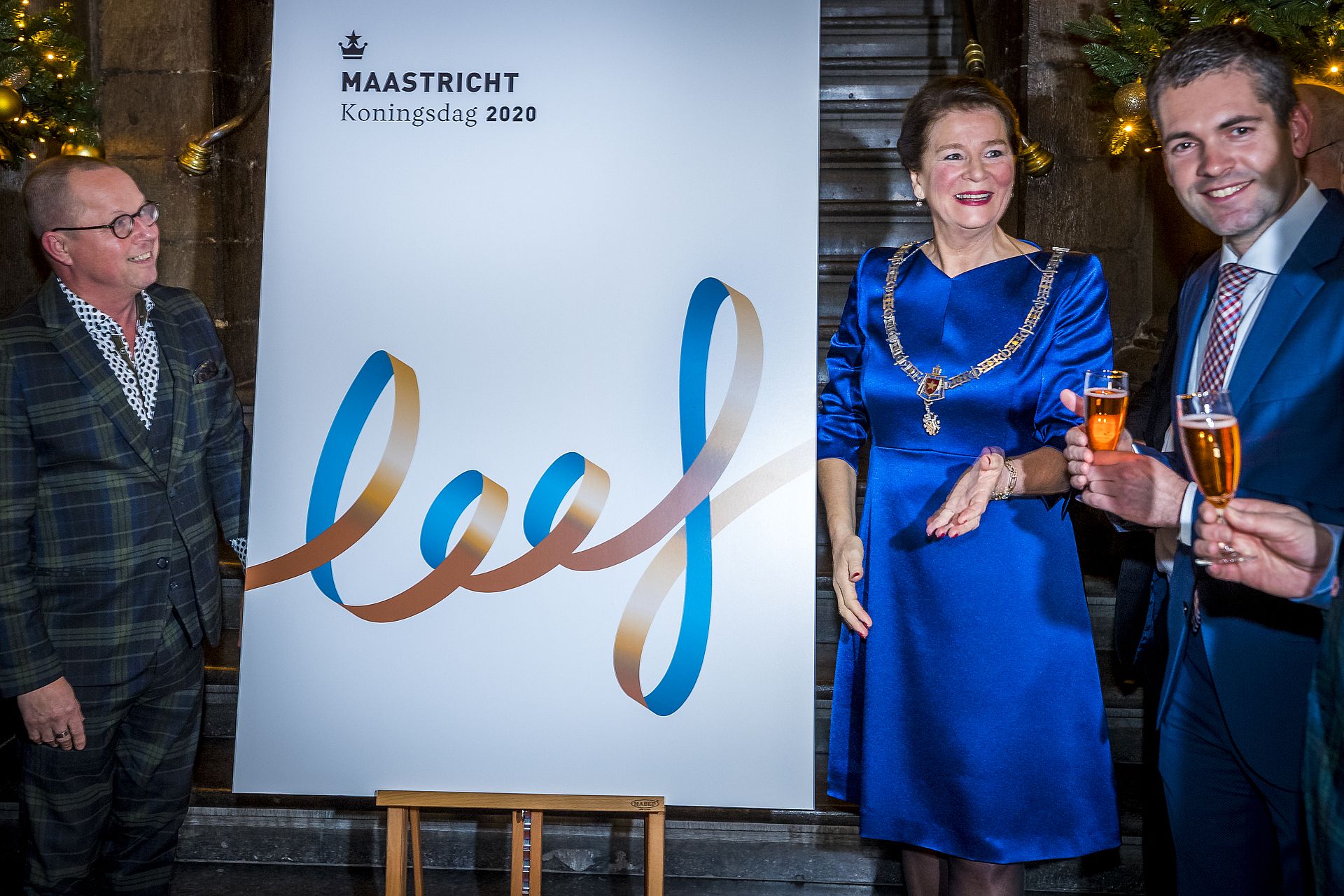 De burgemeester van Maastricht onthulde eerder dit jaar al het thema van Koningsdag 2020: Leef.