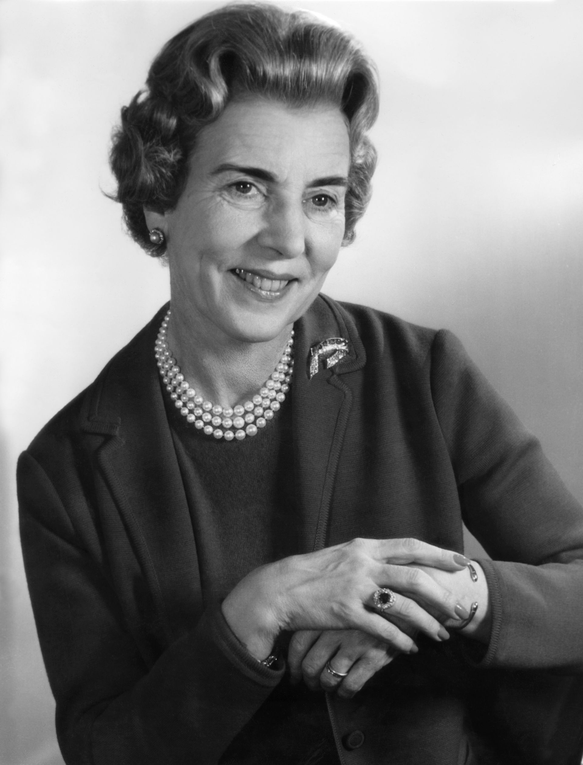 Koningin Ingrid (1910-2000), de moeder van de huidige koningin Margrethe en tante van de Zweedse