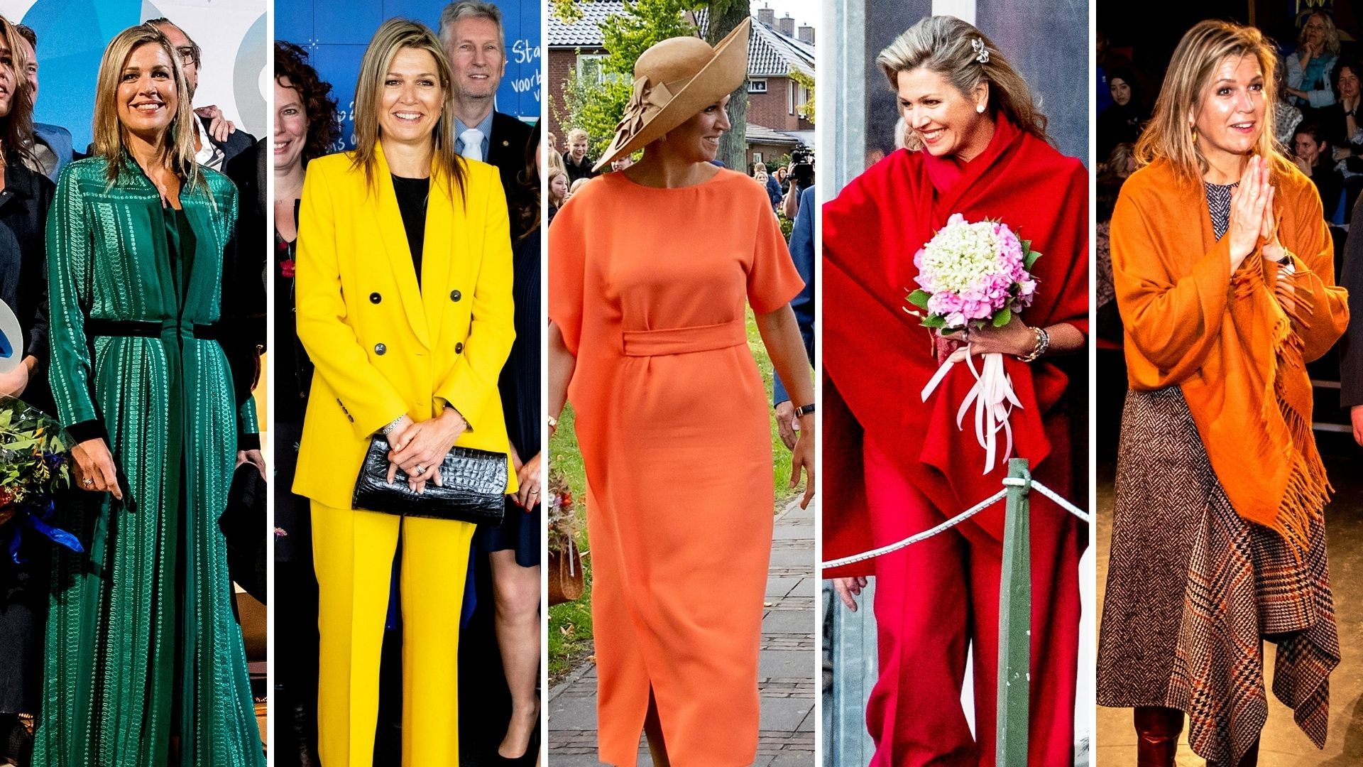 De gele outfit kwam zo uit de rekken van Zara.