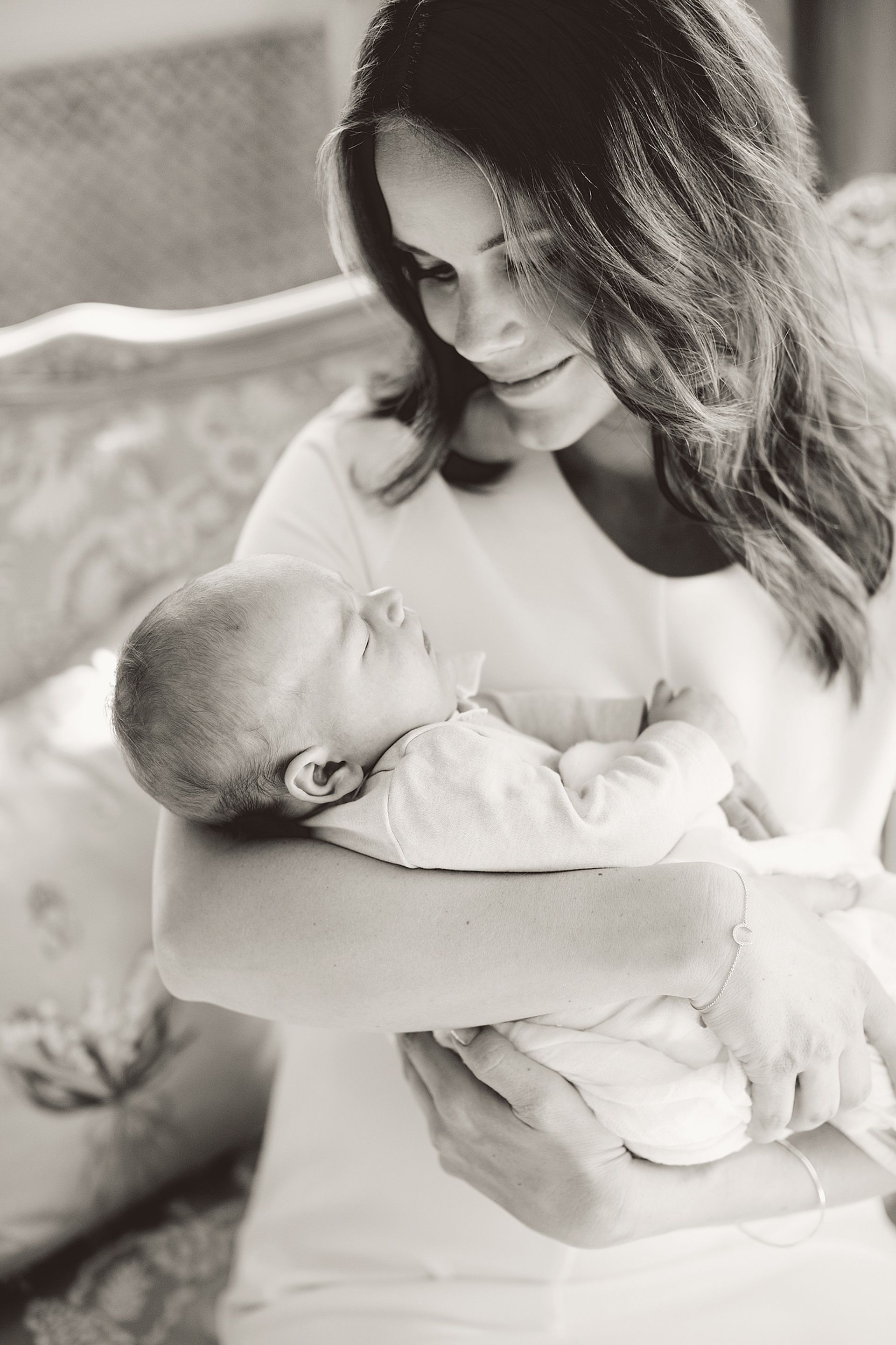 Prinses Sofia met baby Alexander.