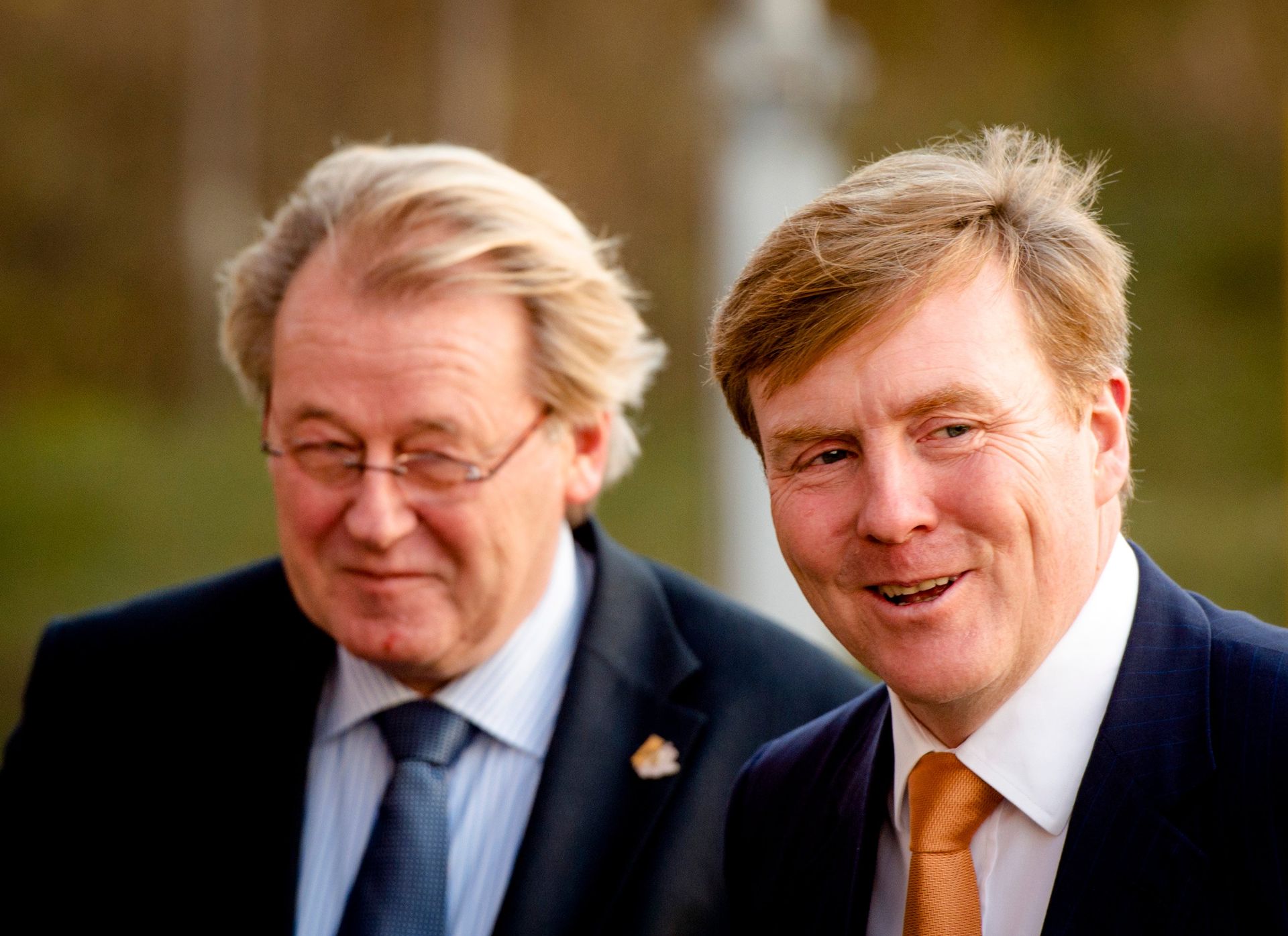 2014: Koning Willem-Alexander en Jaap Smit bij ESTEC, European Space Research and Technology Centre.