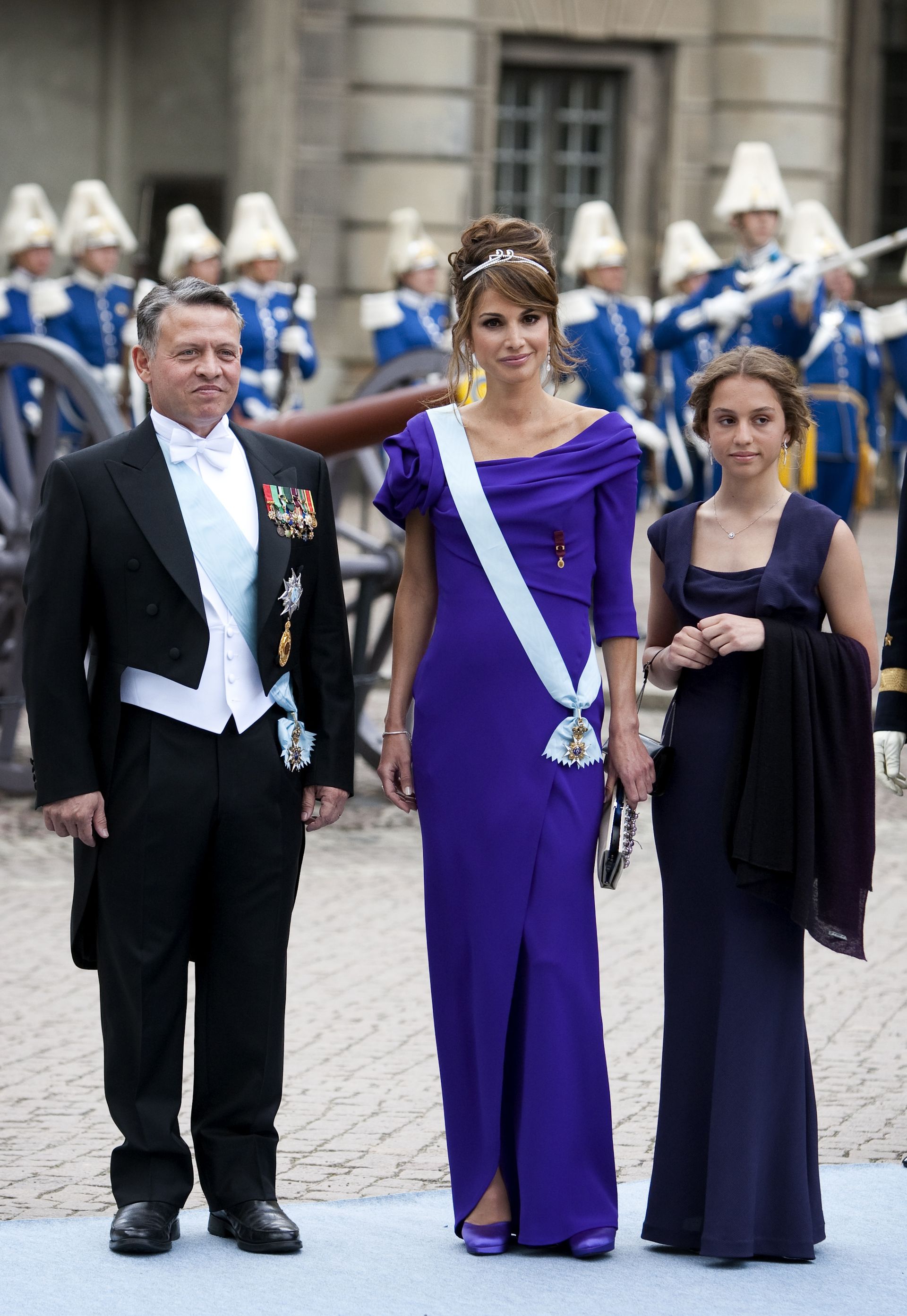 Prinses-Iman-en-koningspaar-Jordanie-huwelijk-Stockholm