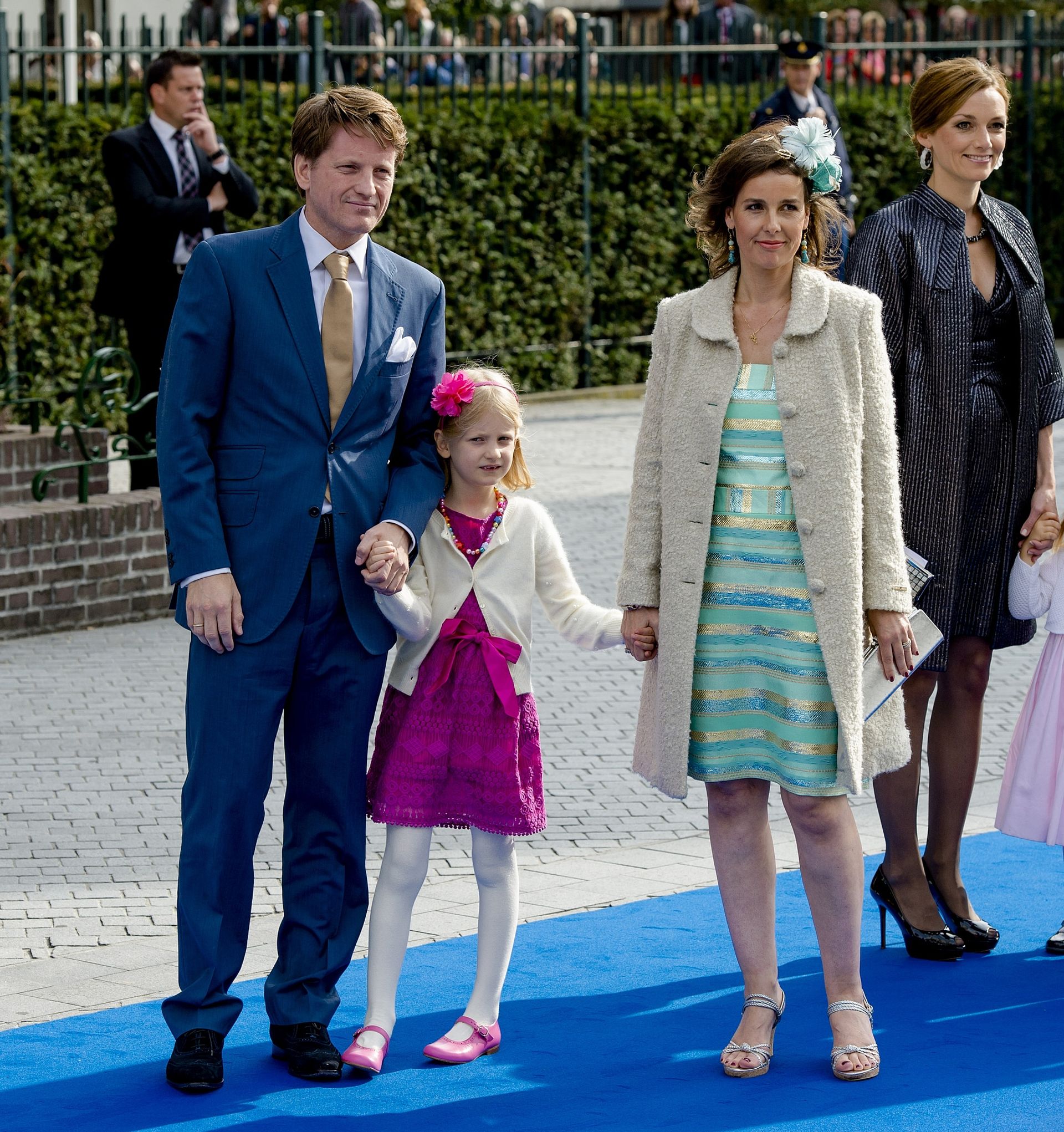 In oktober 2013 met prinses Anita en dochter Emma.