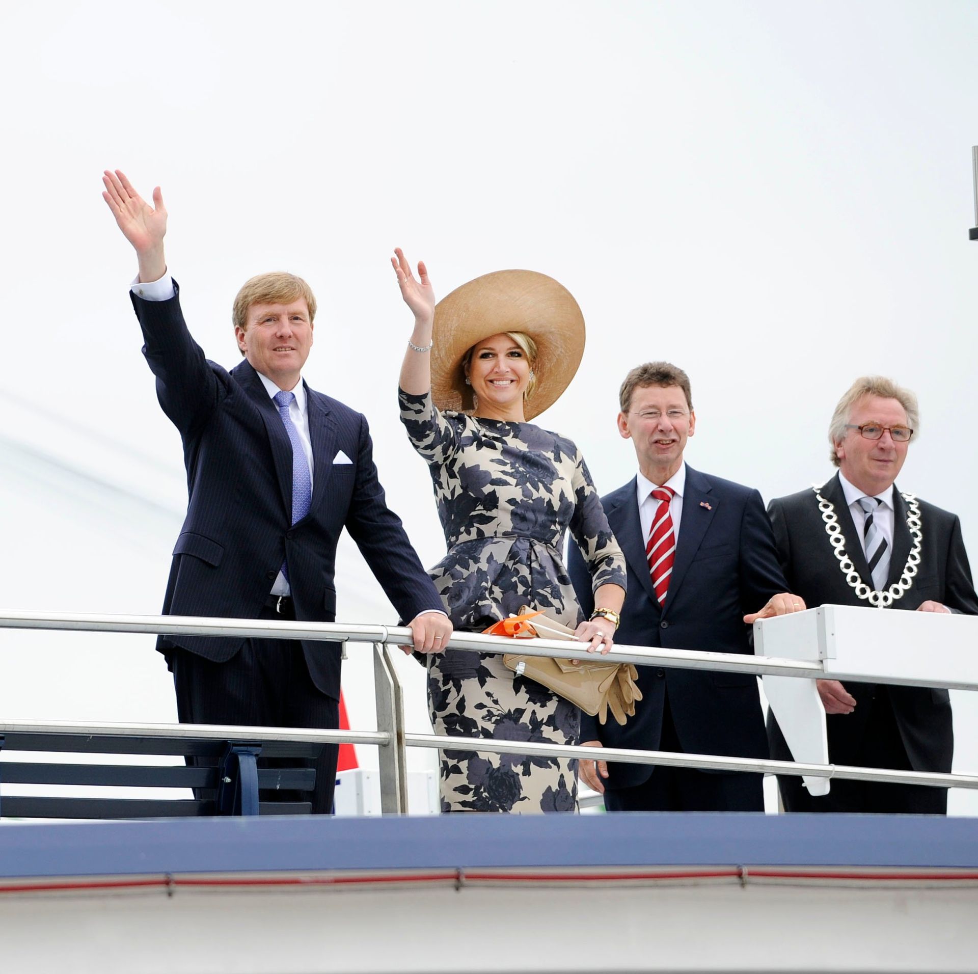 Willem-Alexander en Máxima bezoeken Wageningen in 2013 tijdens het provinciebezoek aan Gelderland.