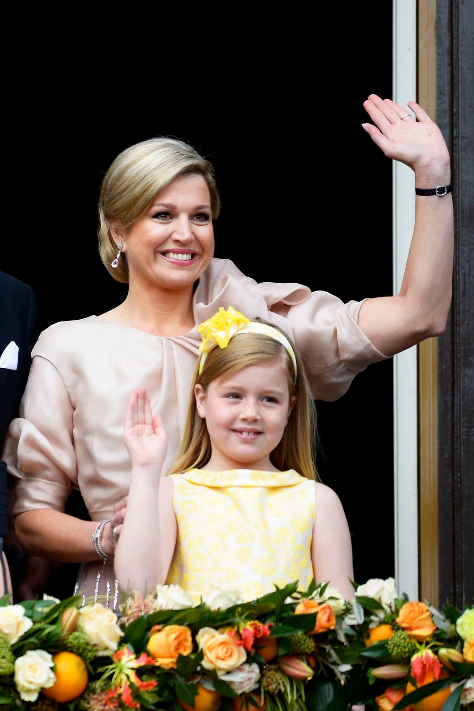 Koningin Máxima en prinses Alexia - inhuldiging koning 2013