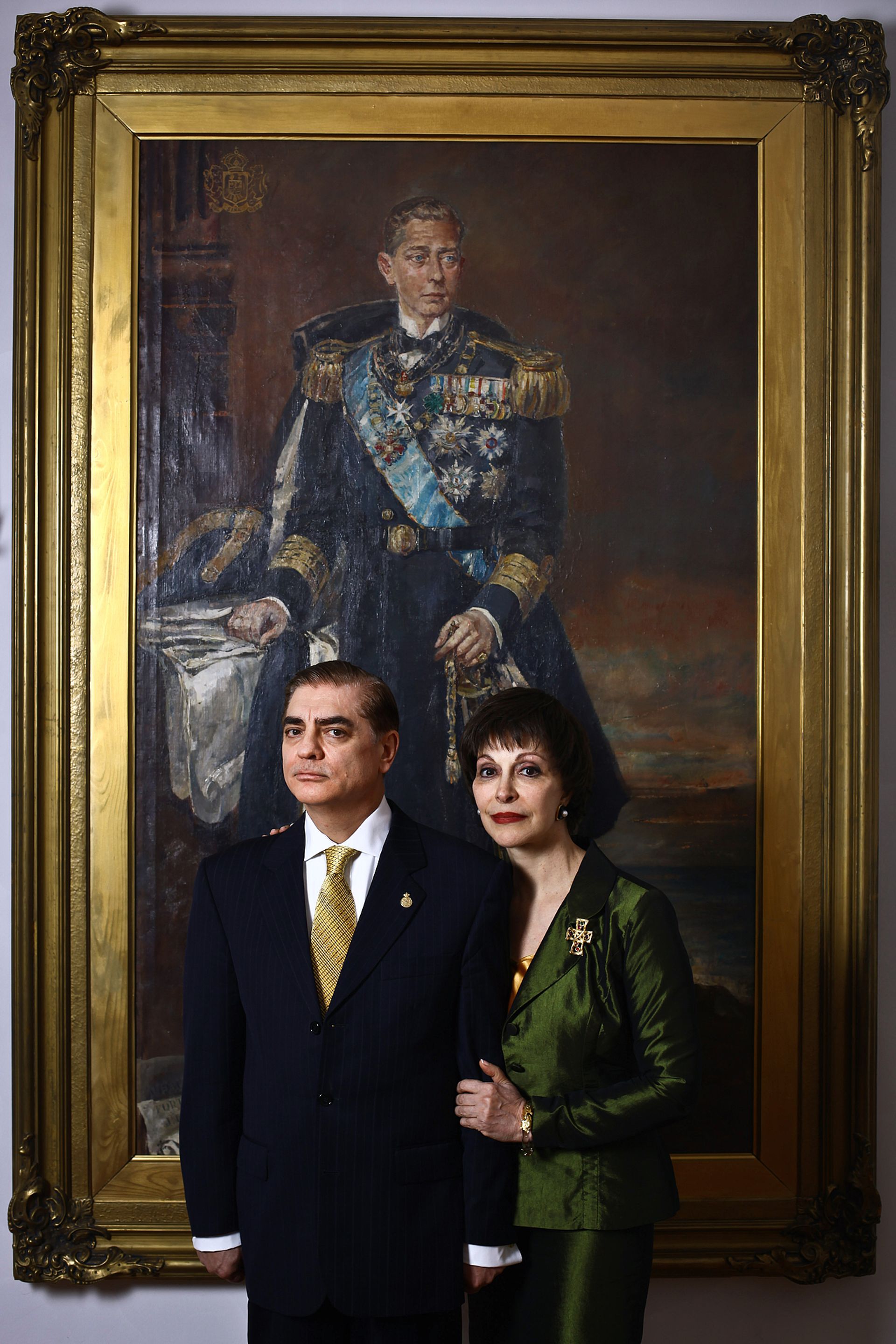 Prins Paul met zijn vrouw Lia. Foto gemaakt in 2012.