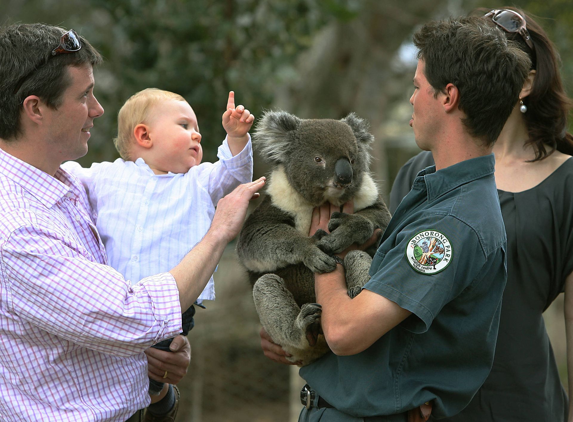 In Australië maakt prins Christian kennis met een plaatselijke bewoner, een koala. Prinses Mary