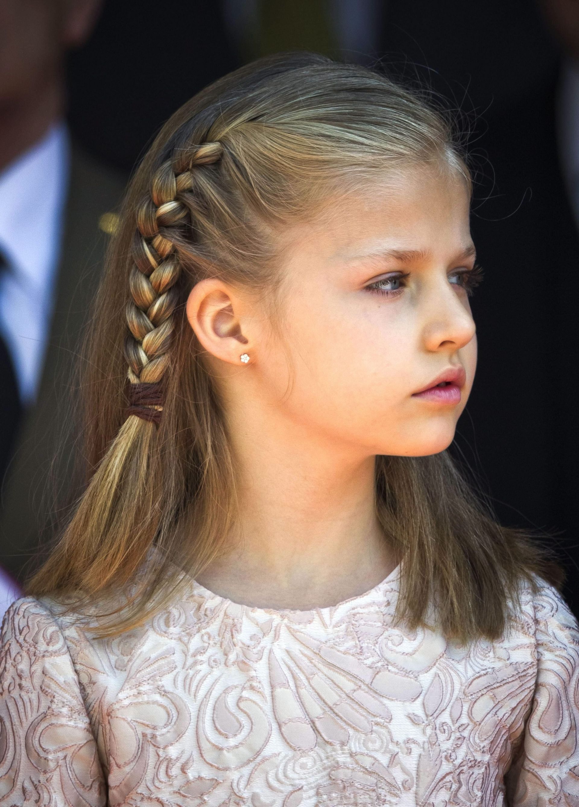 De prinses bij de inhuldiging van haar vader Felipe in 2014.