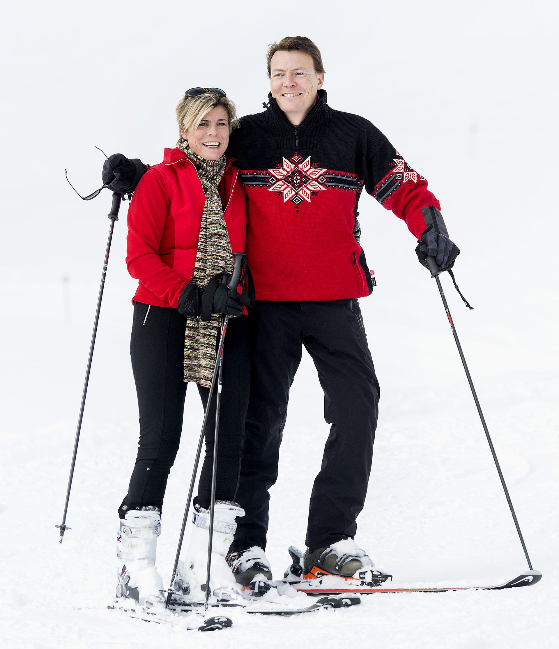 Samen genieten op de piste tijdens de skivakantie in Lech, 2014.