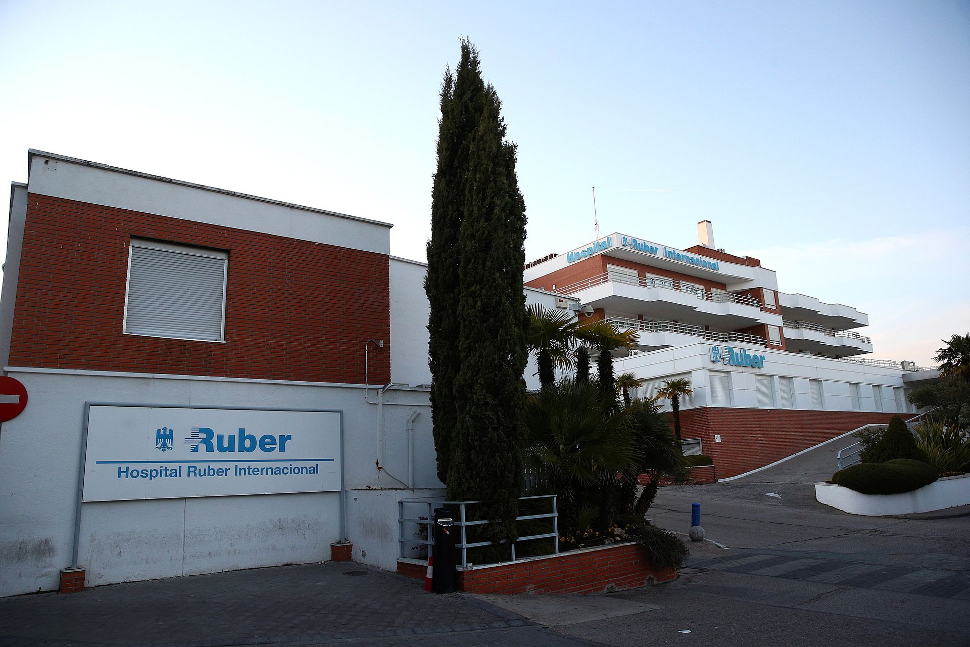 Het Ruber Internacional Hospital in Madrid waarin de prinses is opgenomen.