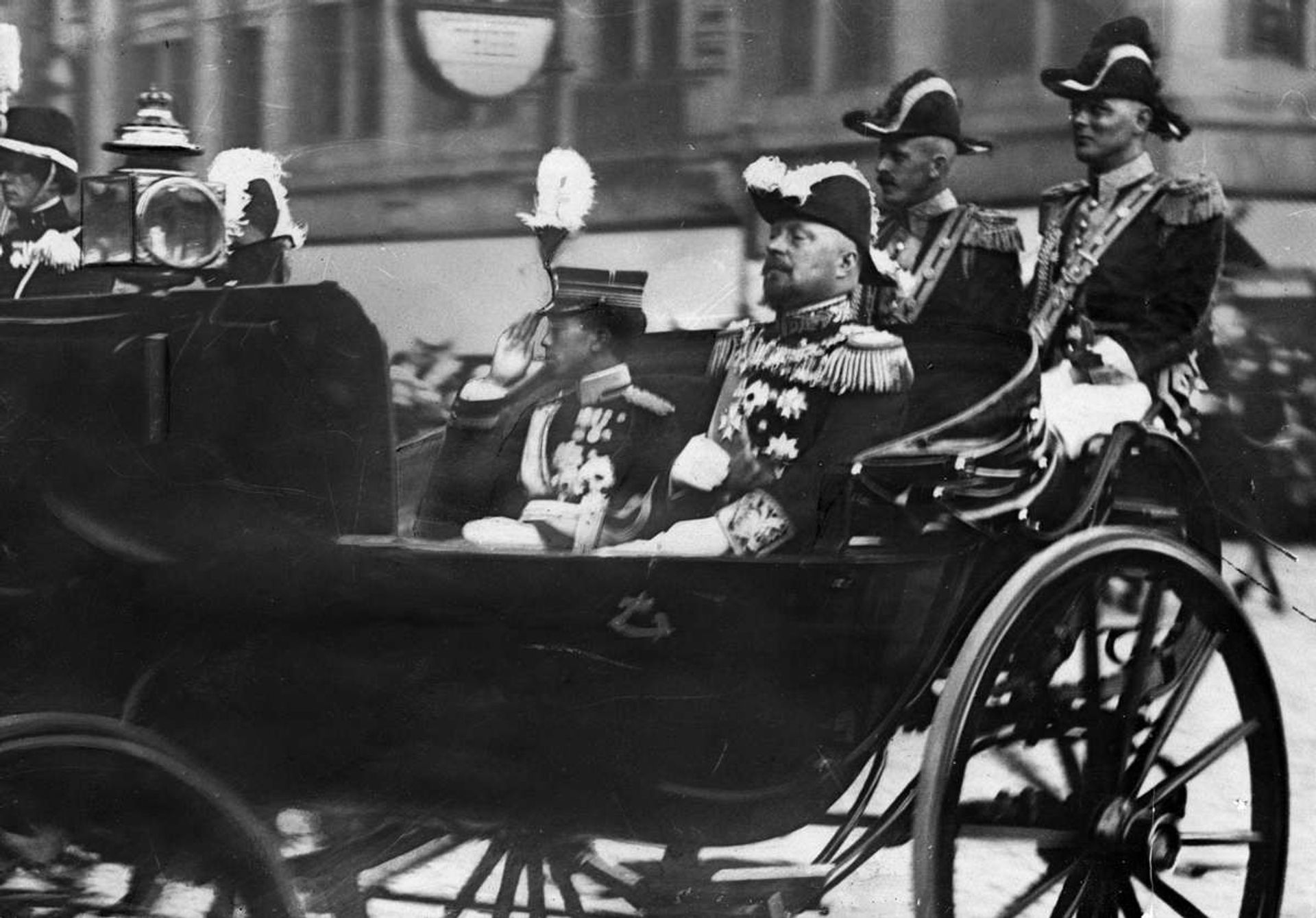 Prins Hendrik en kroonprins Hirohito, 1921.