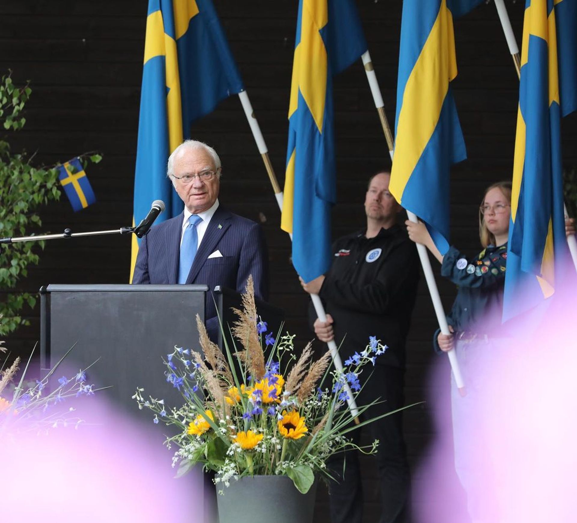 Carl Gustaf toespraak