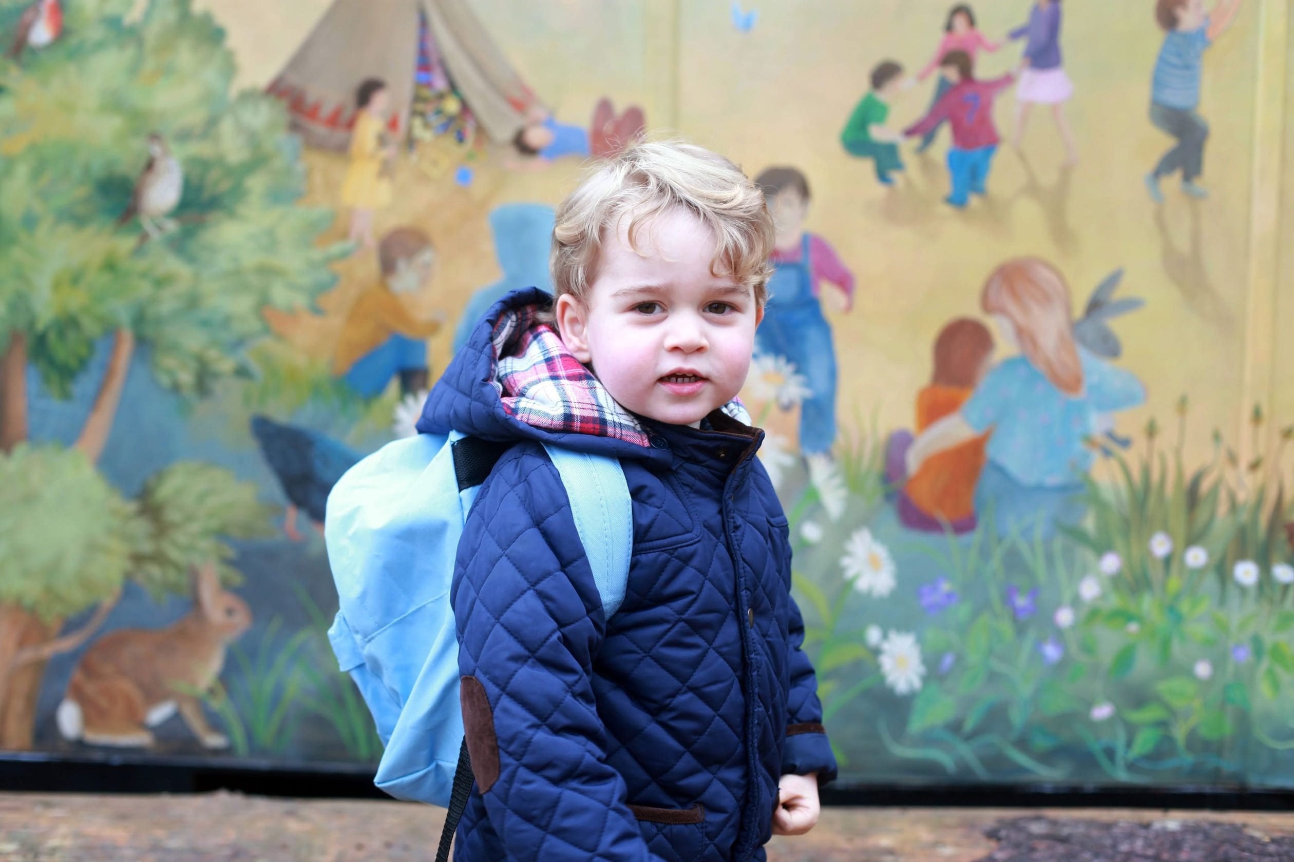 Eerste dag peuterspeelzaal George - 2016