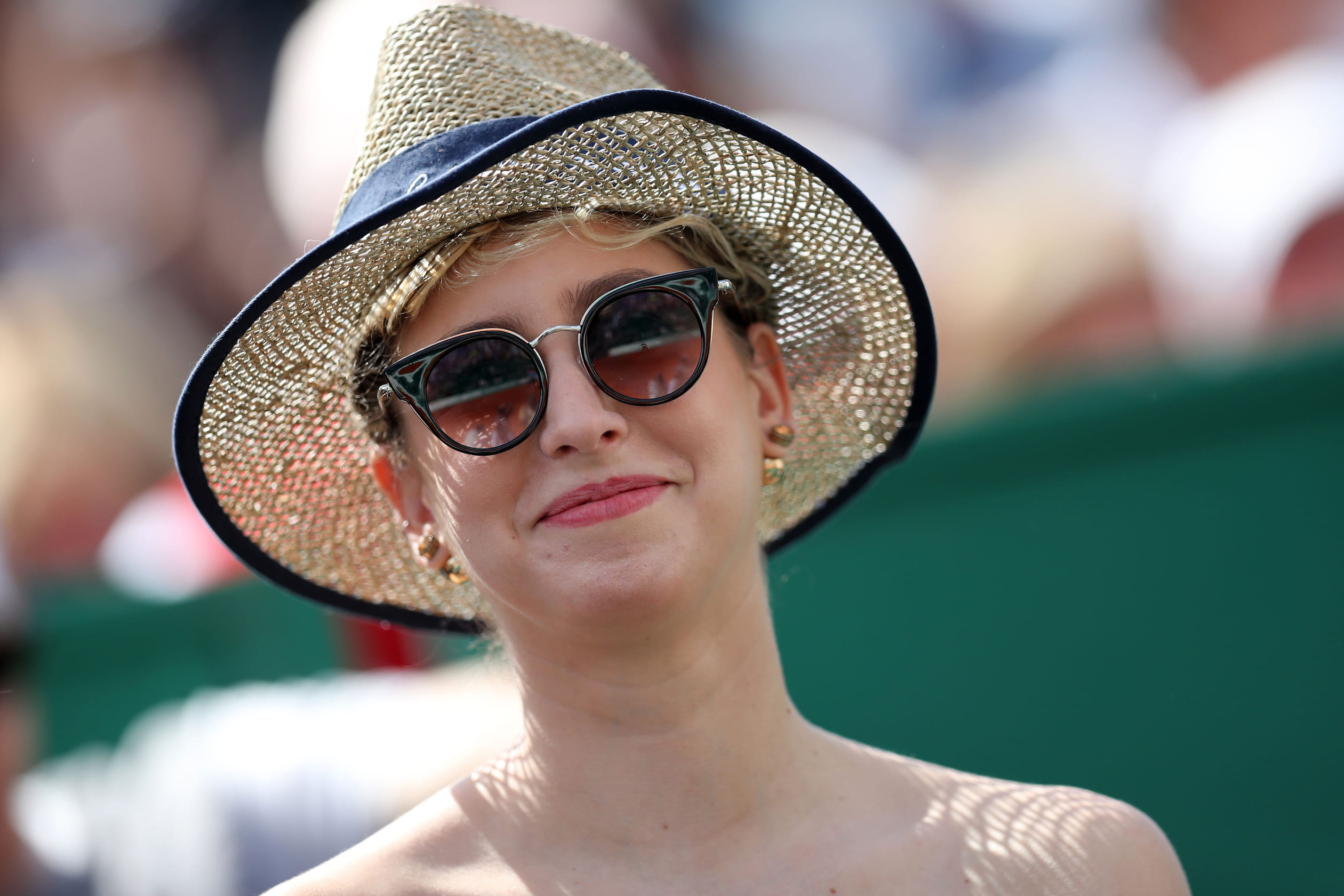 Jazmin was ook woensdag bij een tenniswedstrijd in Monte Carlo.