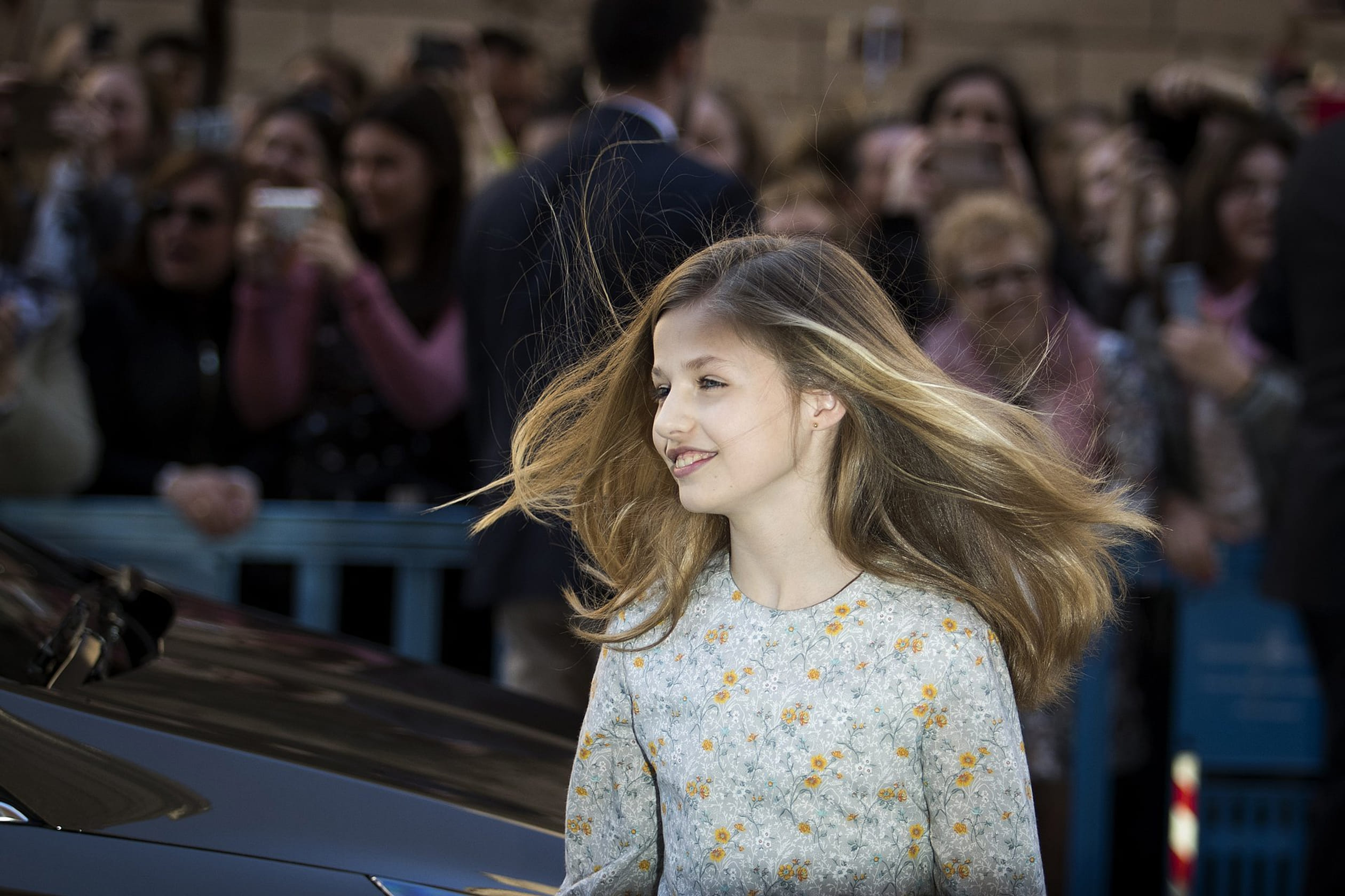 Prinses Leonor in 2018 op vakantie op Mallorca.