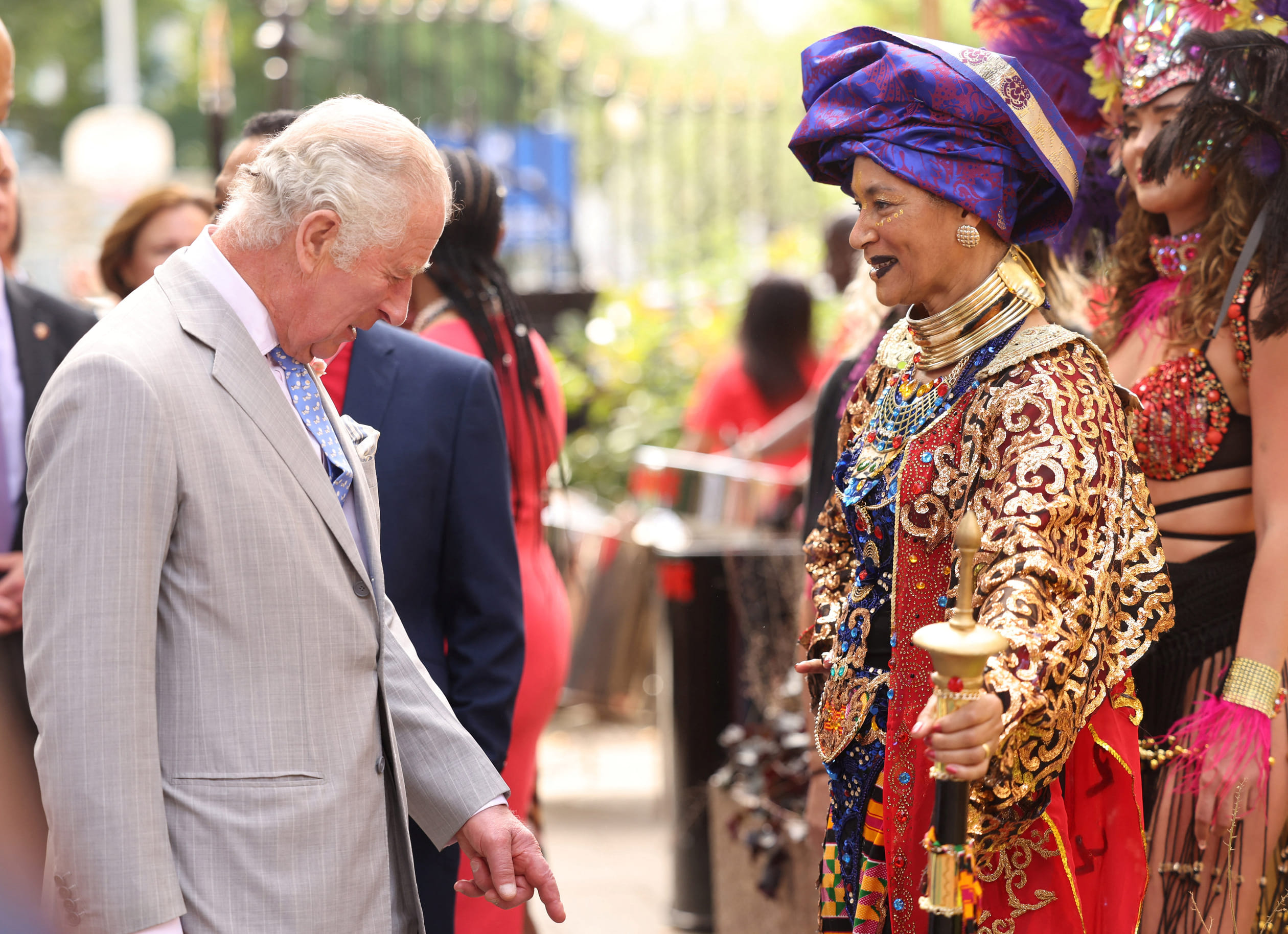Charles en Camilla carnaval Notting Hill 5