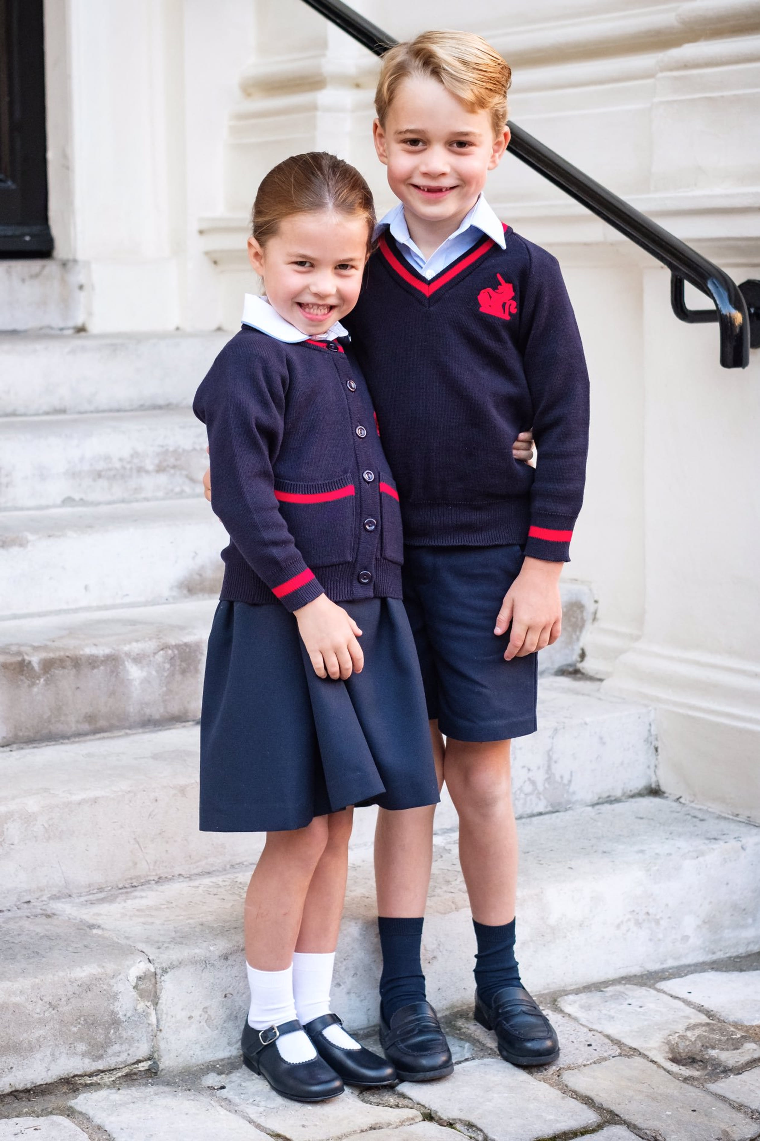 Kensington Palace heeft deze foto prijsgegeven. Hij is gemaakt vlak voordat de prins en prinses naar
