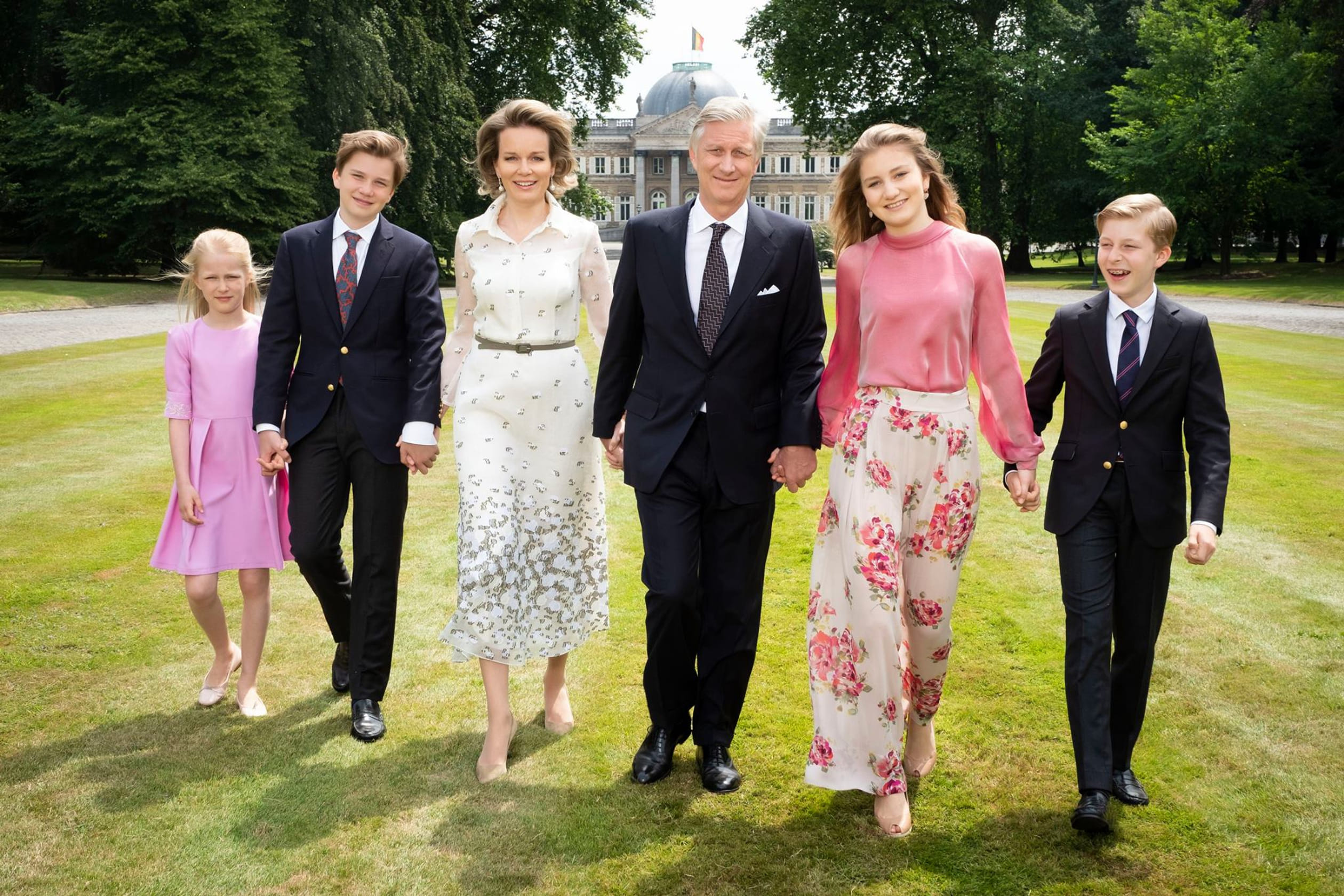 In juli 2018 werden deze foto's van de koninklijke familie gemaakt, ter gelegenheid van het