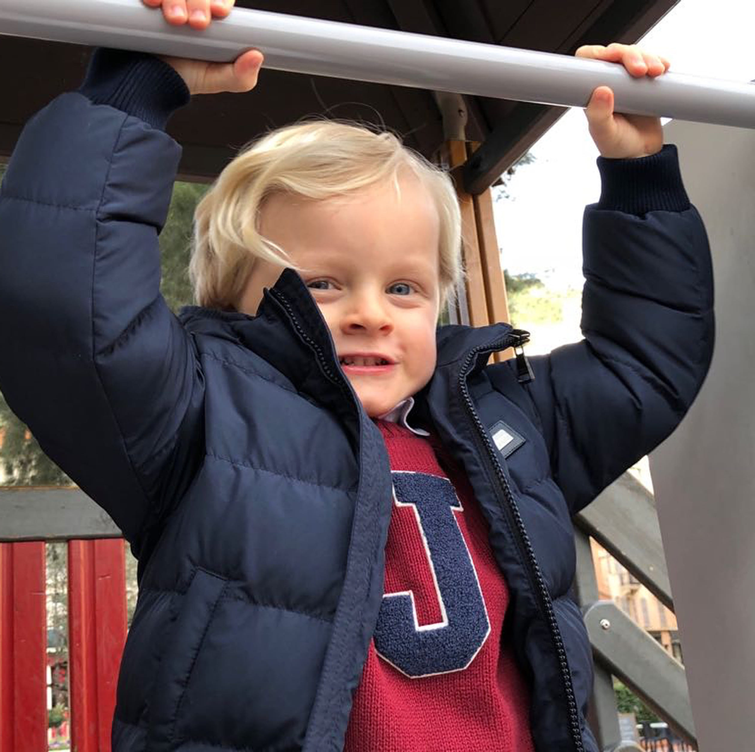 Jacques op de glijbaan (2018).