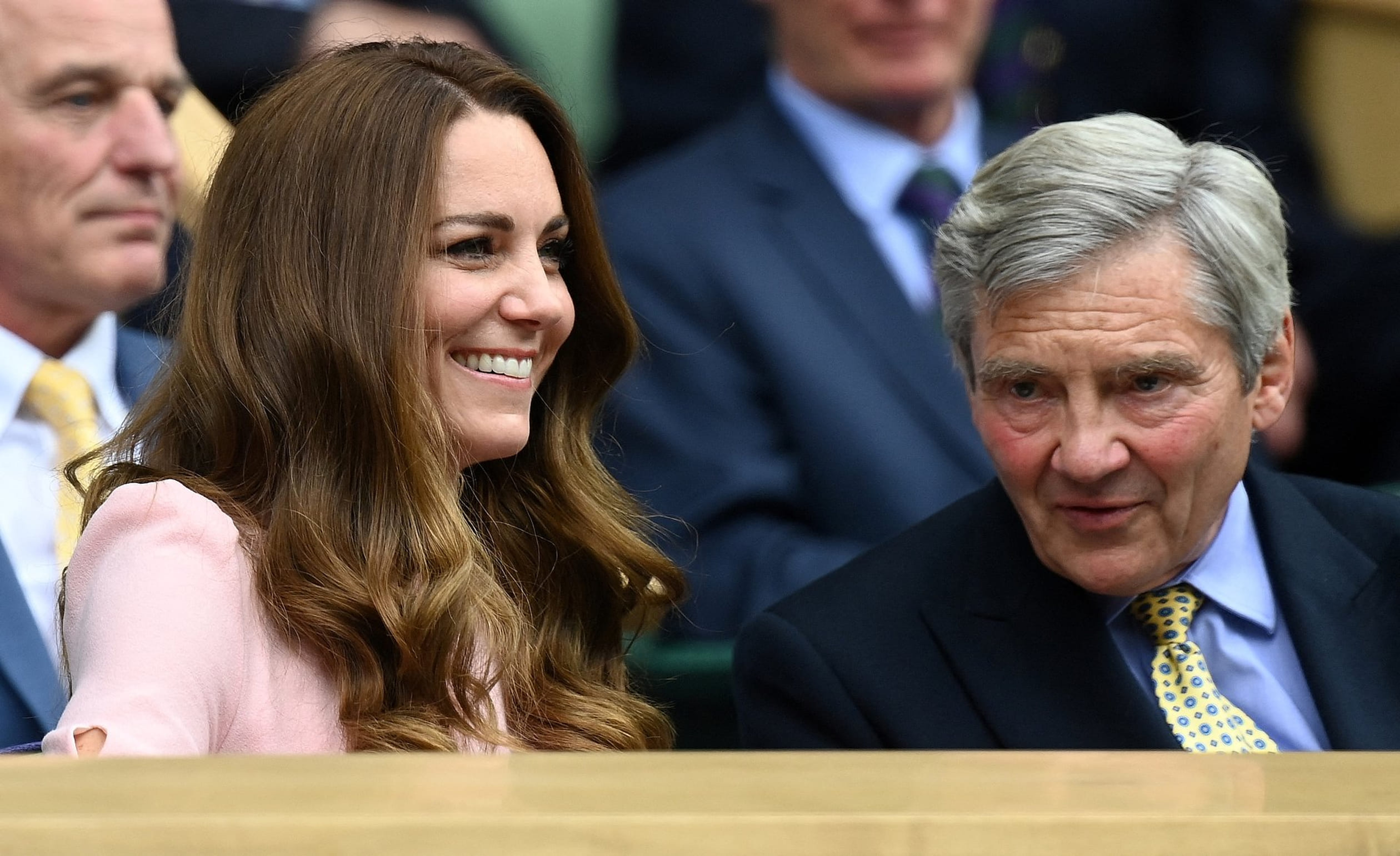 Catherine met haar vader Michael Middleton.