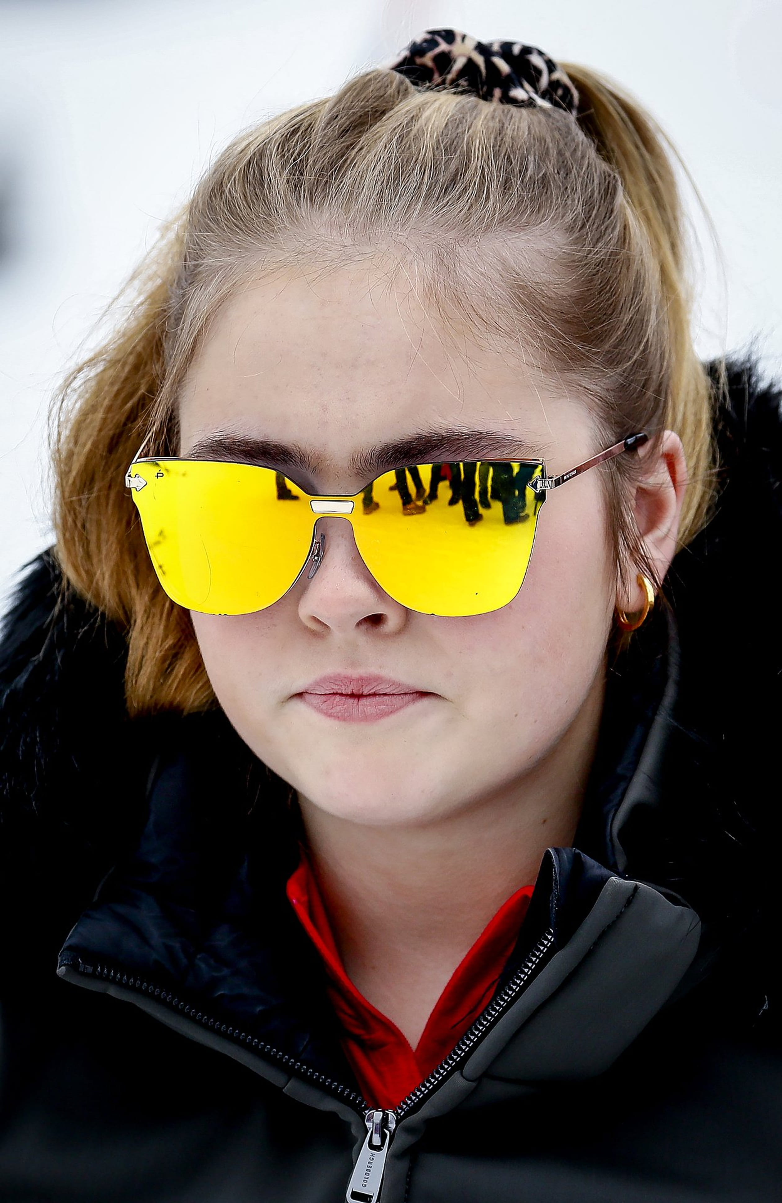 Amalia in Lech, afgelopen februari.