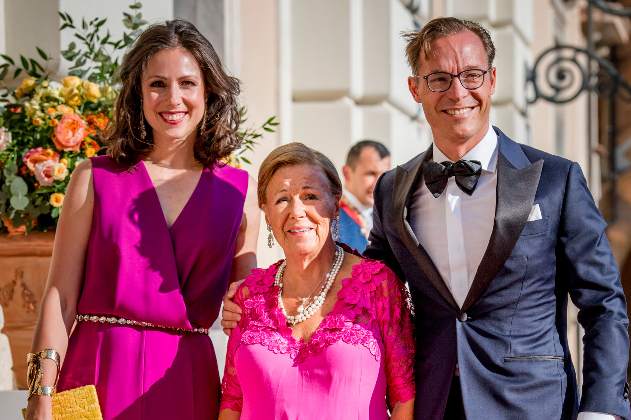 Prinses Christina woont samen met prins Jaime en prinses Viktória de contraprestatie tijdens het