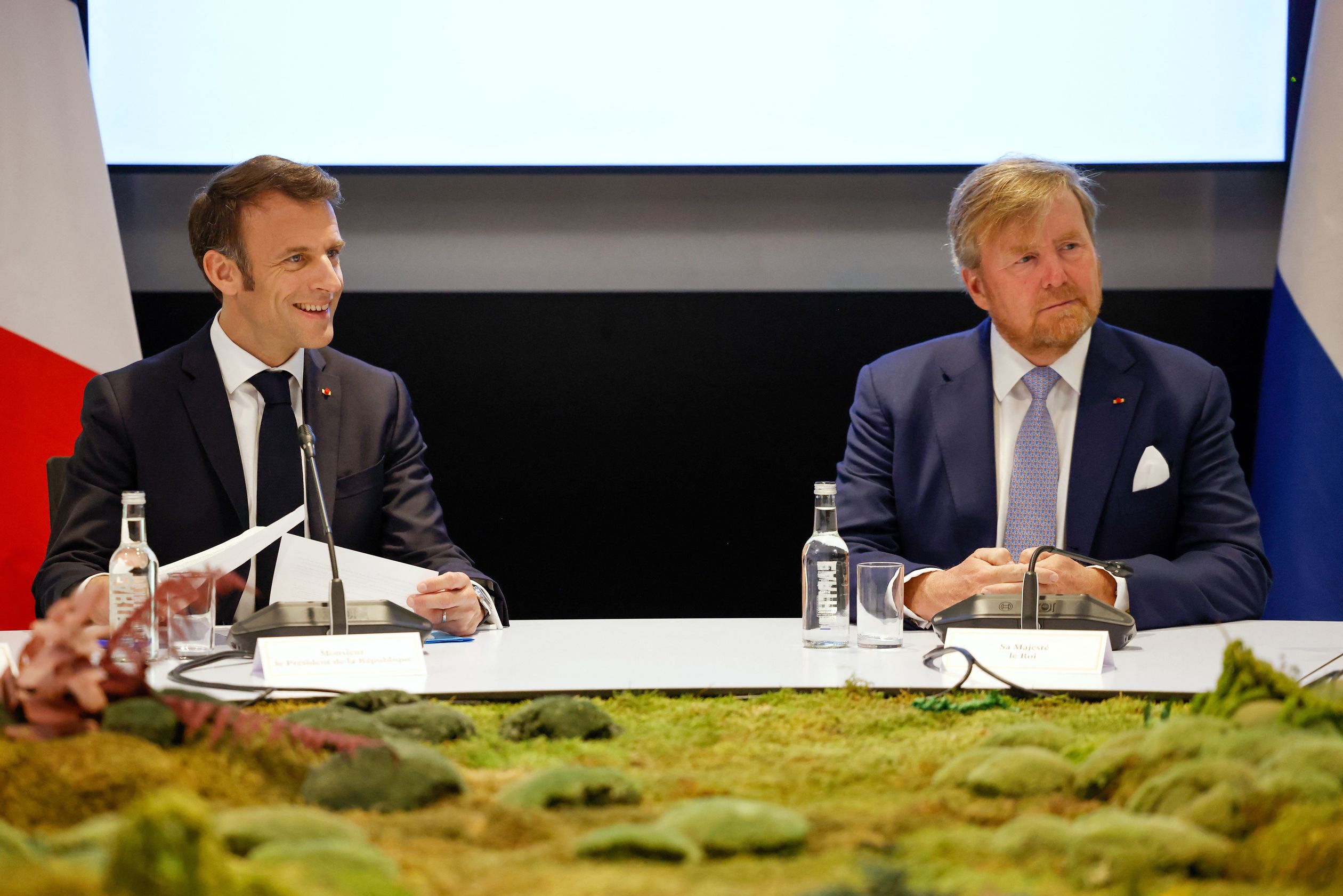 Willem-Alexander en Macron 2023