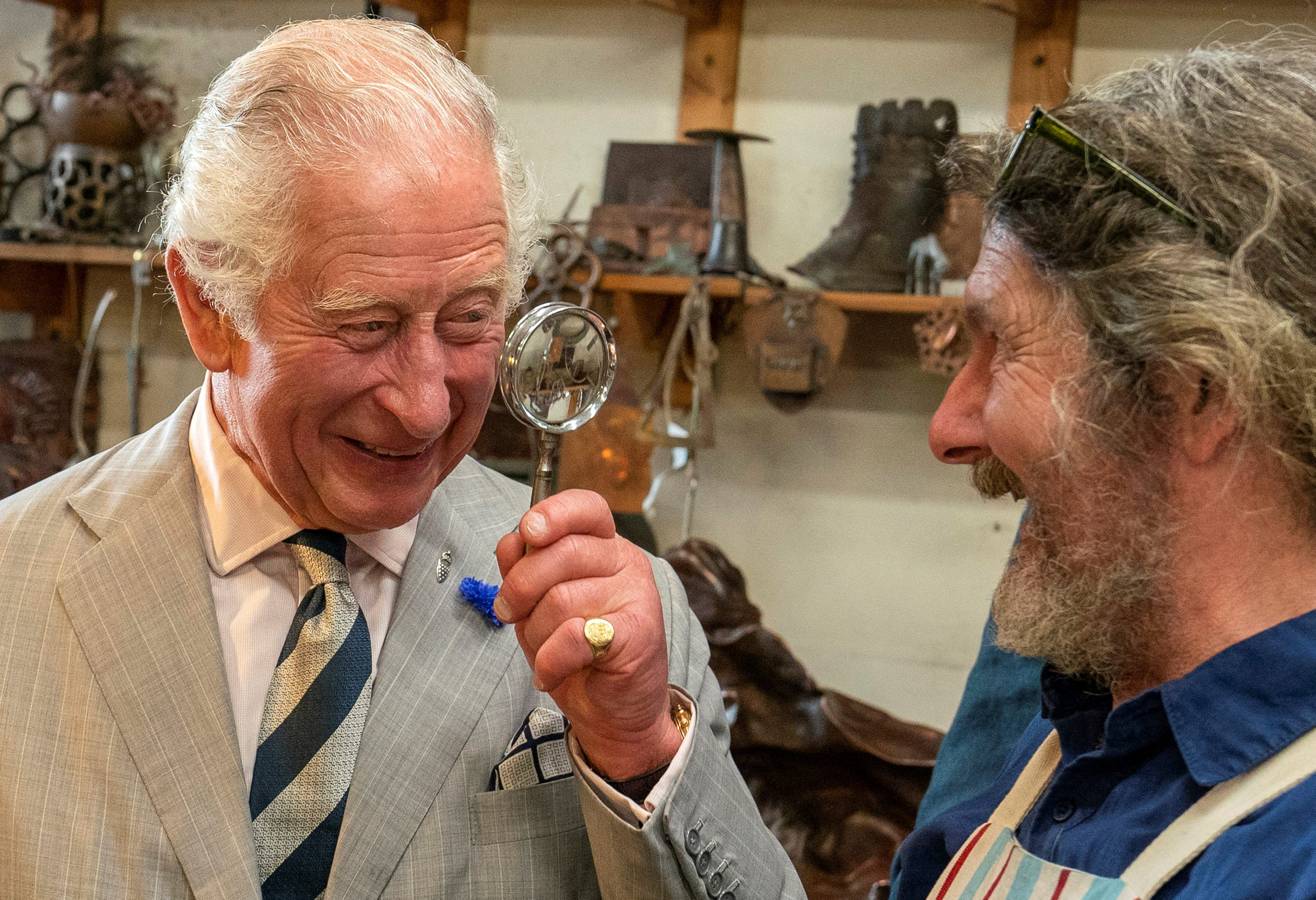Charles en Camilla in Cornwall 4