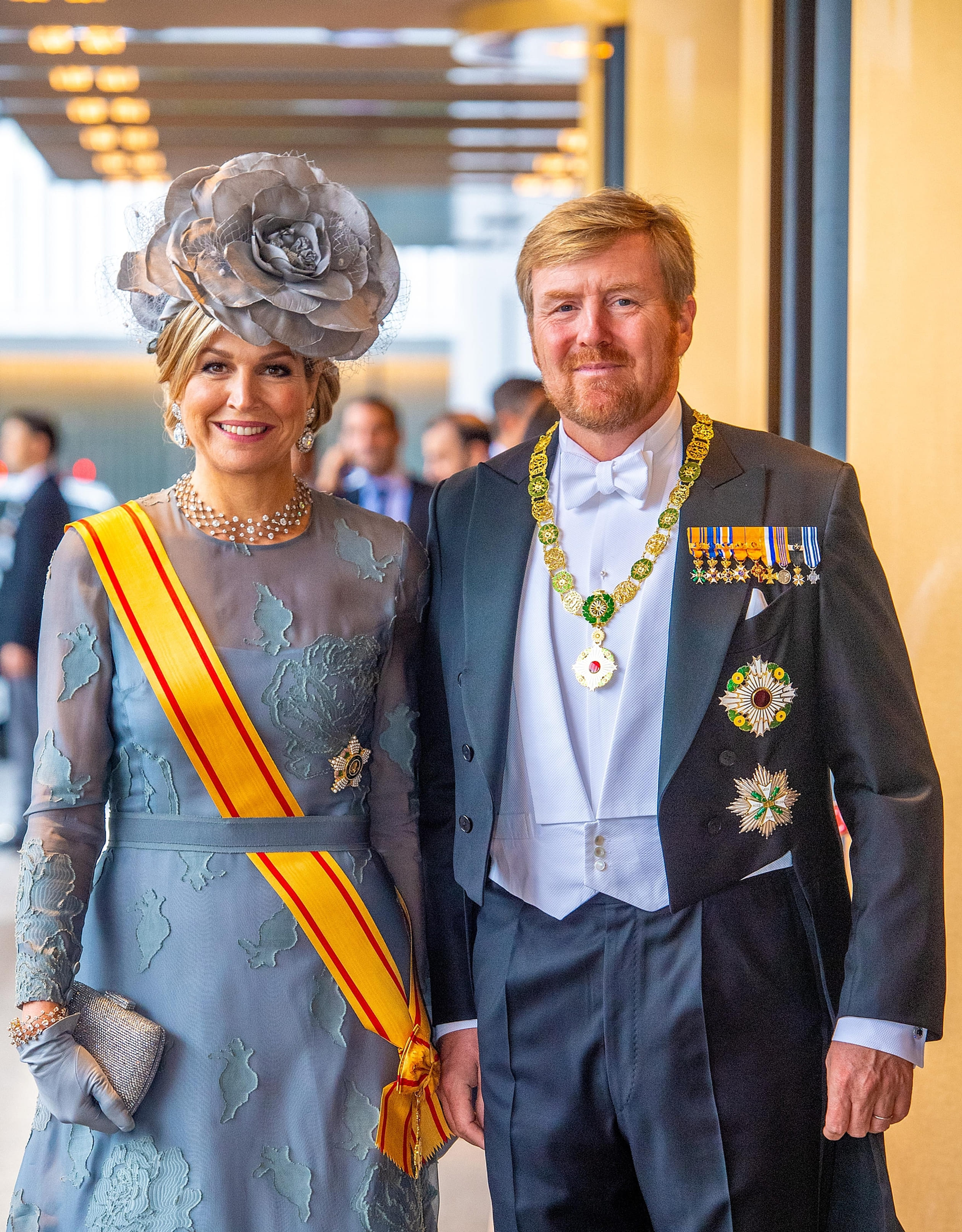 Máxima's japon kennen we van Prinsjesdag 2017. Het is een ontwerp van Edouard Vermeulen van modehuis