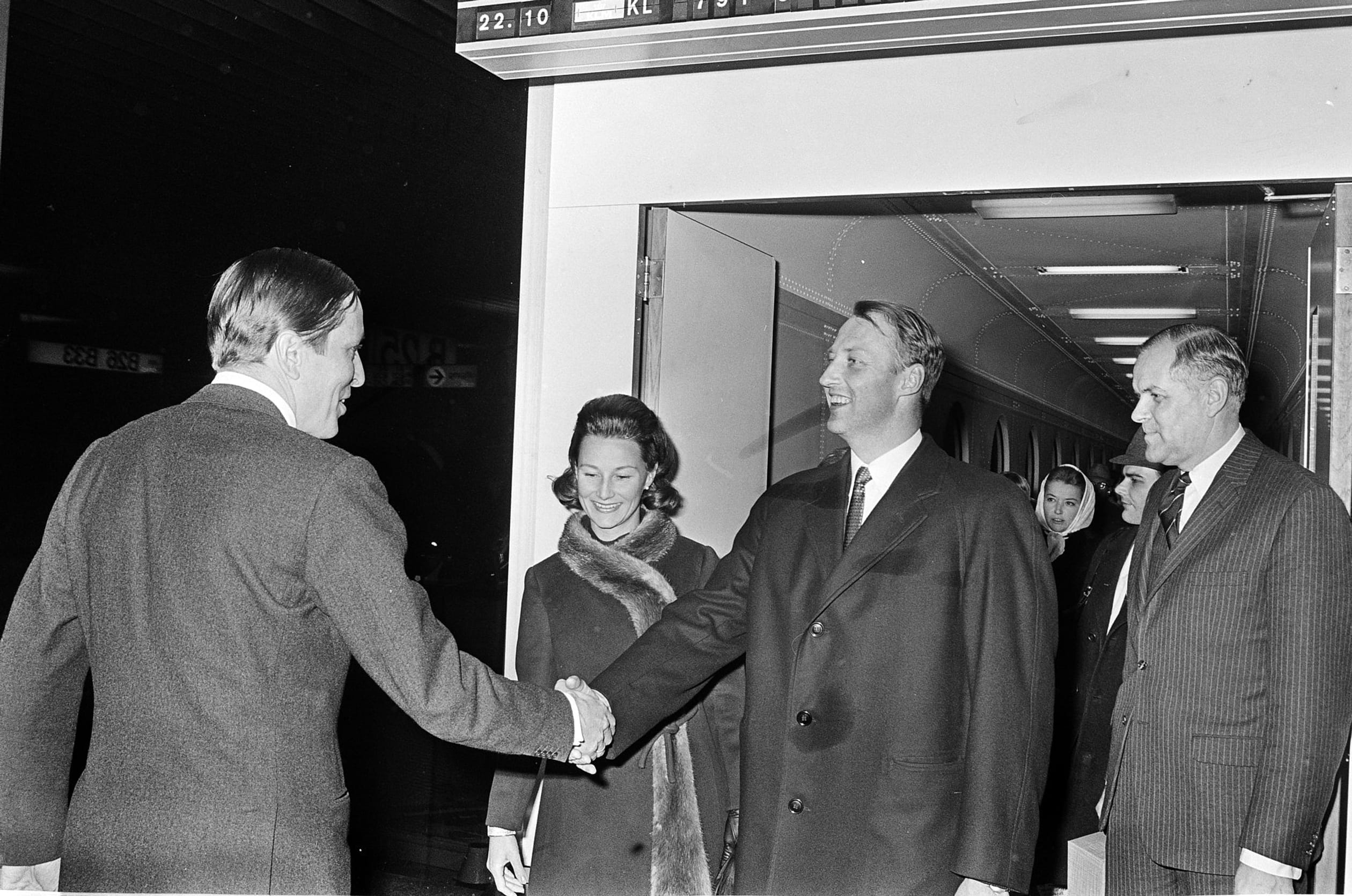 Koning Harald was de peetvader van prins Friso (1968-2013). Op 27 december 1968 verwelkomde prins
