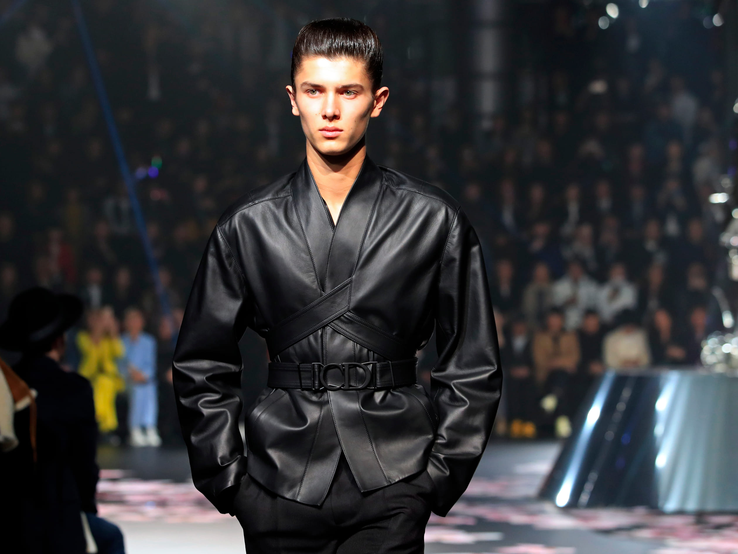 Op de catwalk in Tokio, november 2018.