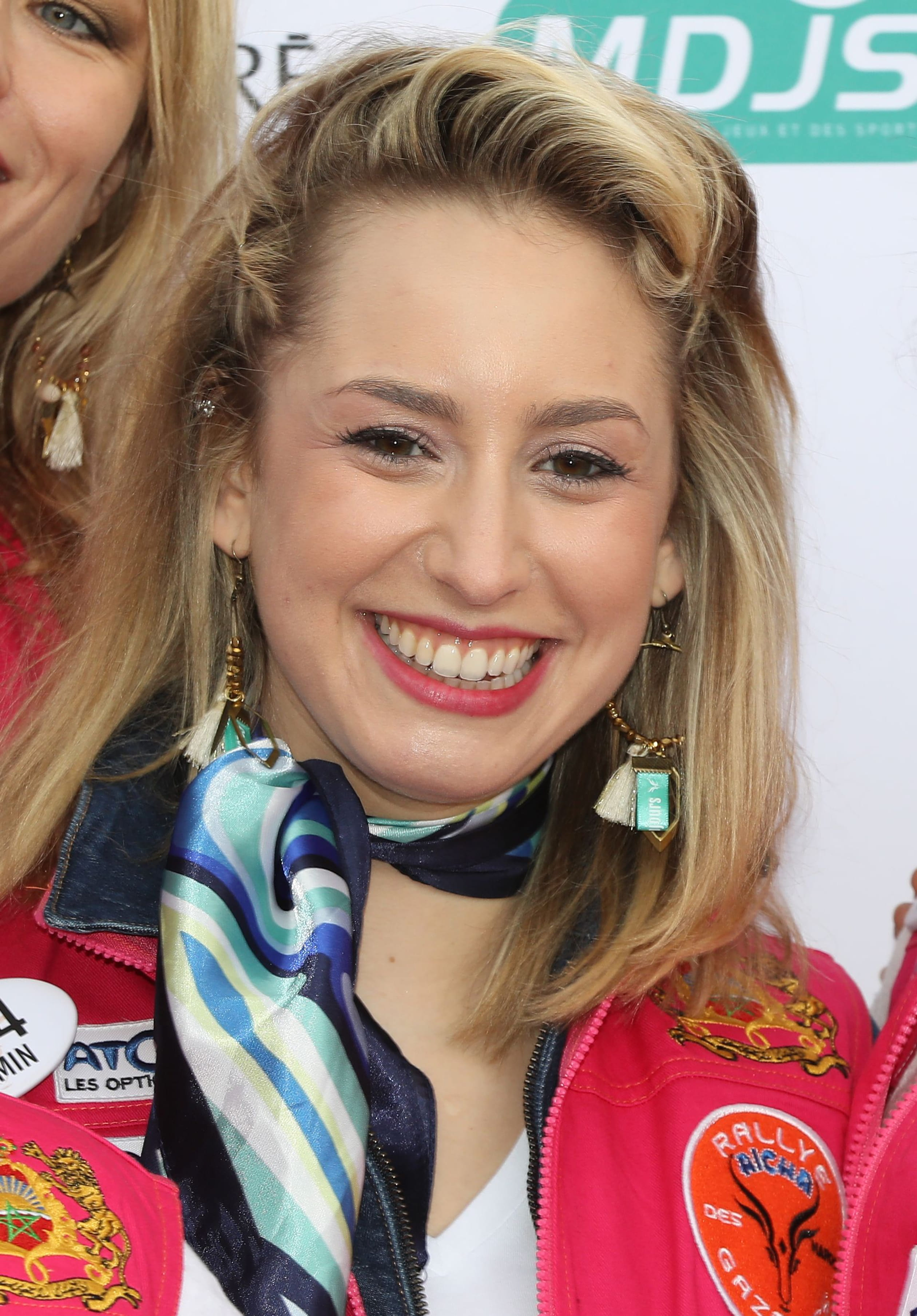 Jazmin bij de start van de Rallye des Gazelles in maart 2018.