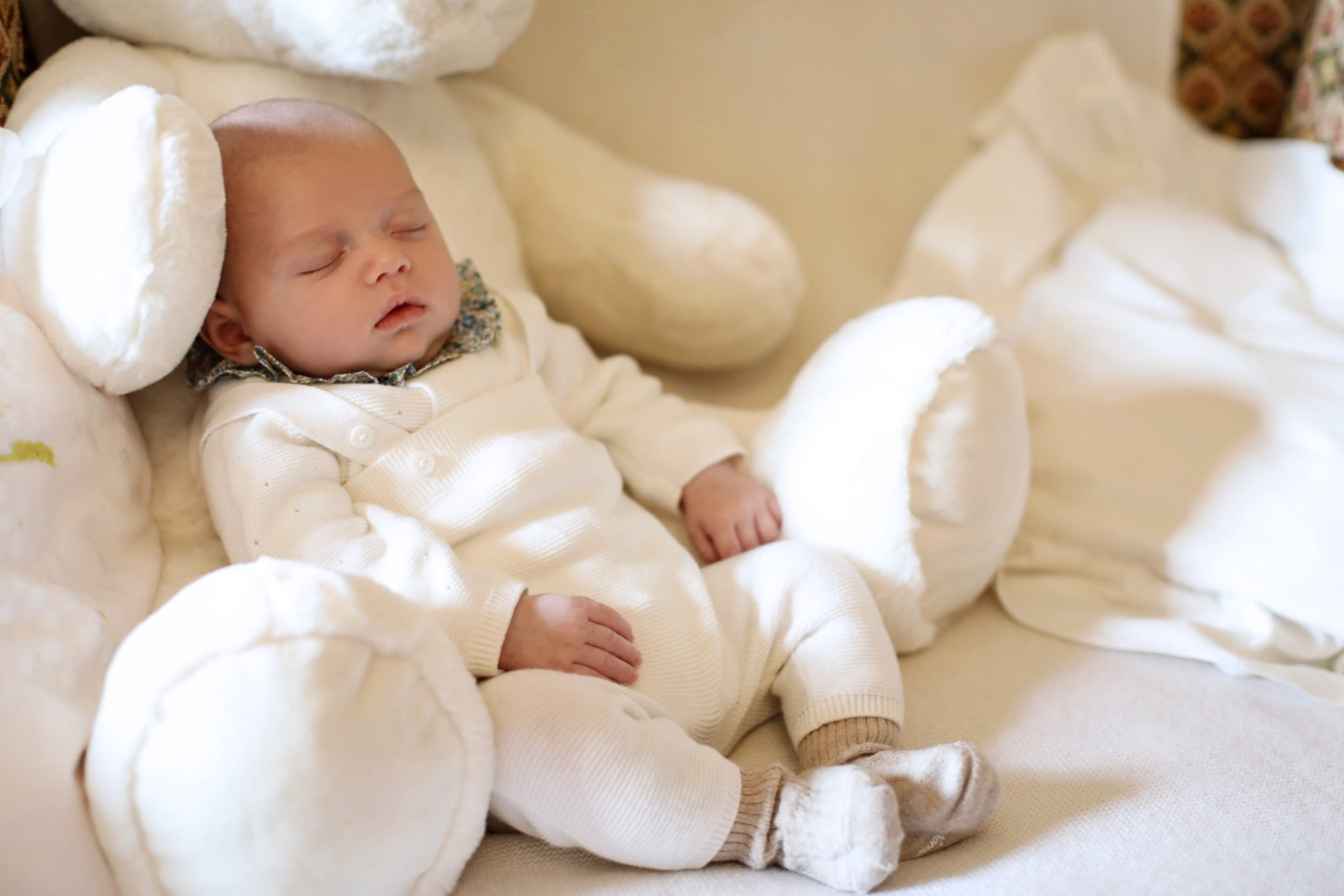 Dit was de eerste foto van baby Charles die door het Luxemburgse hof werd gedeeld.