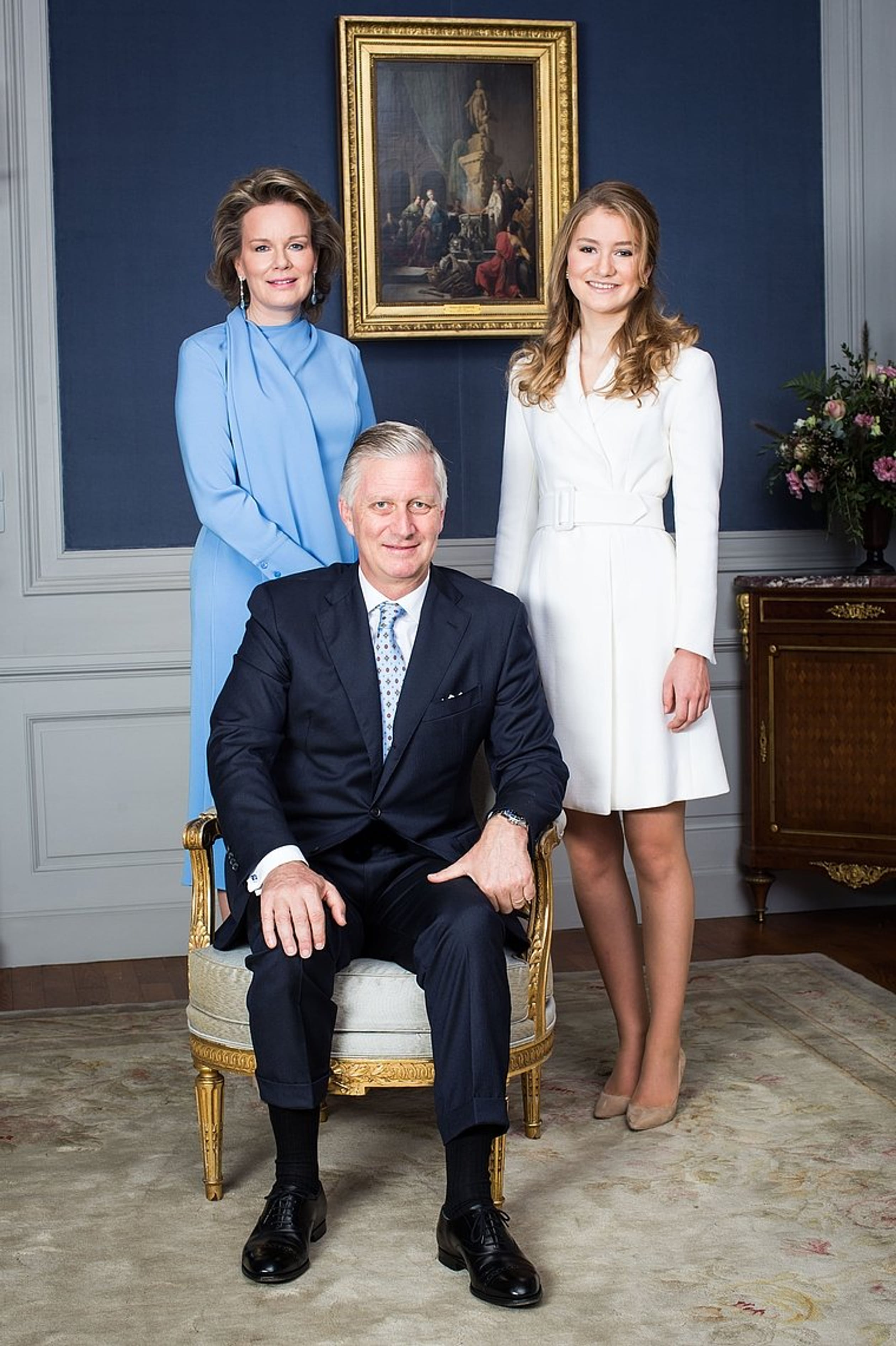Deze familiefoto's, met Elisabeth als stralend middelpunt, werden vorig jaar op de achttiende