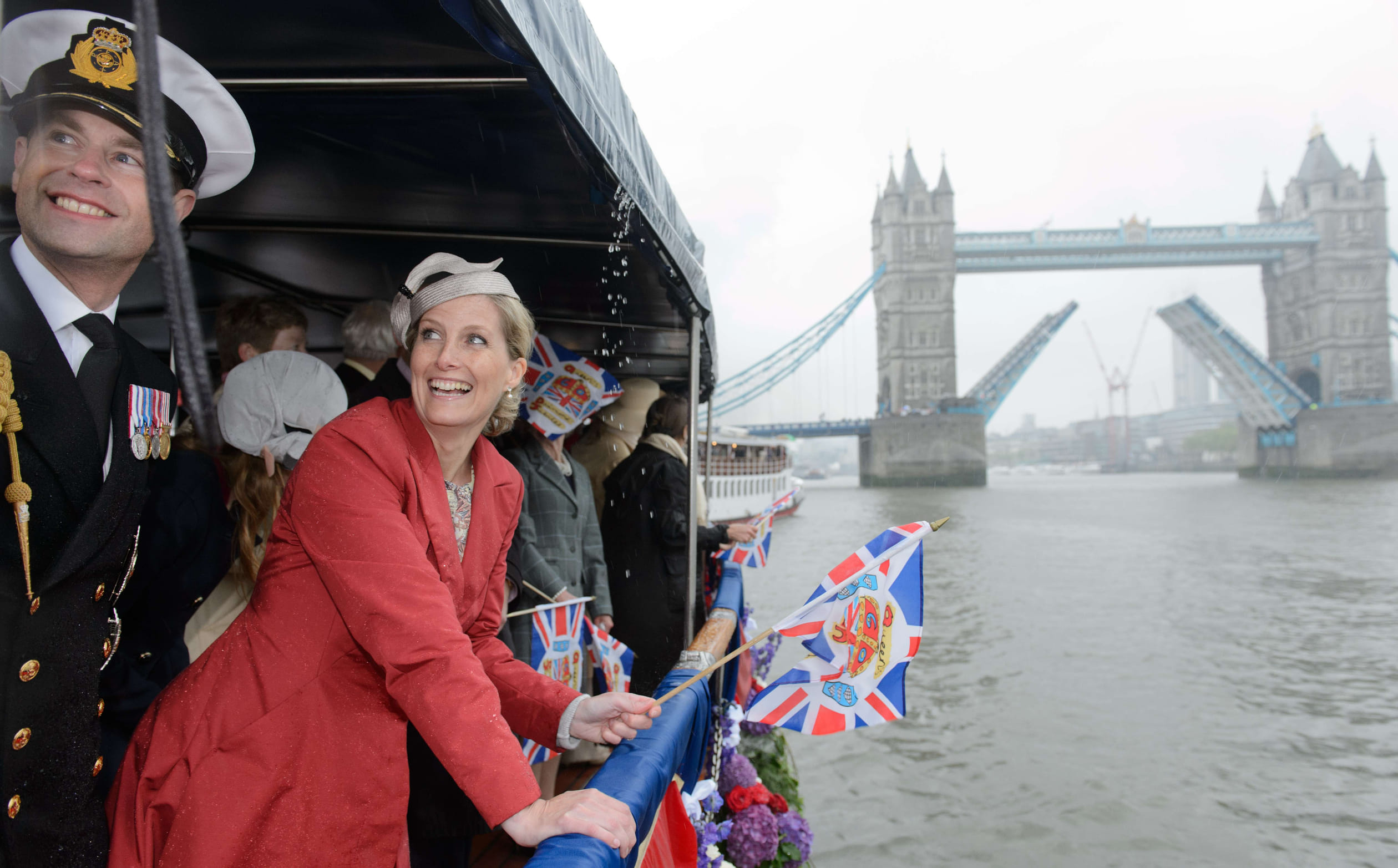 Sophie tijdens een van de festiviteiten voor het diamanten regeringsjubileum van koningin Elizabeth.