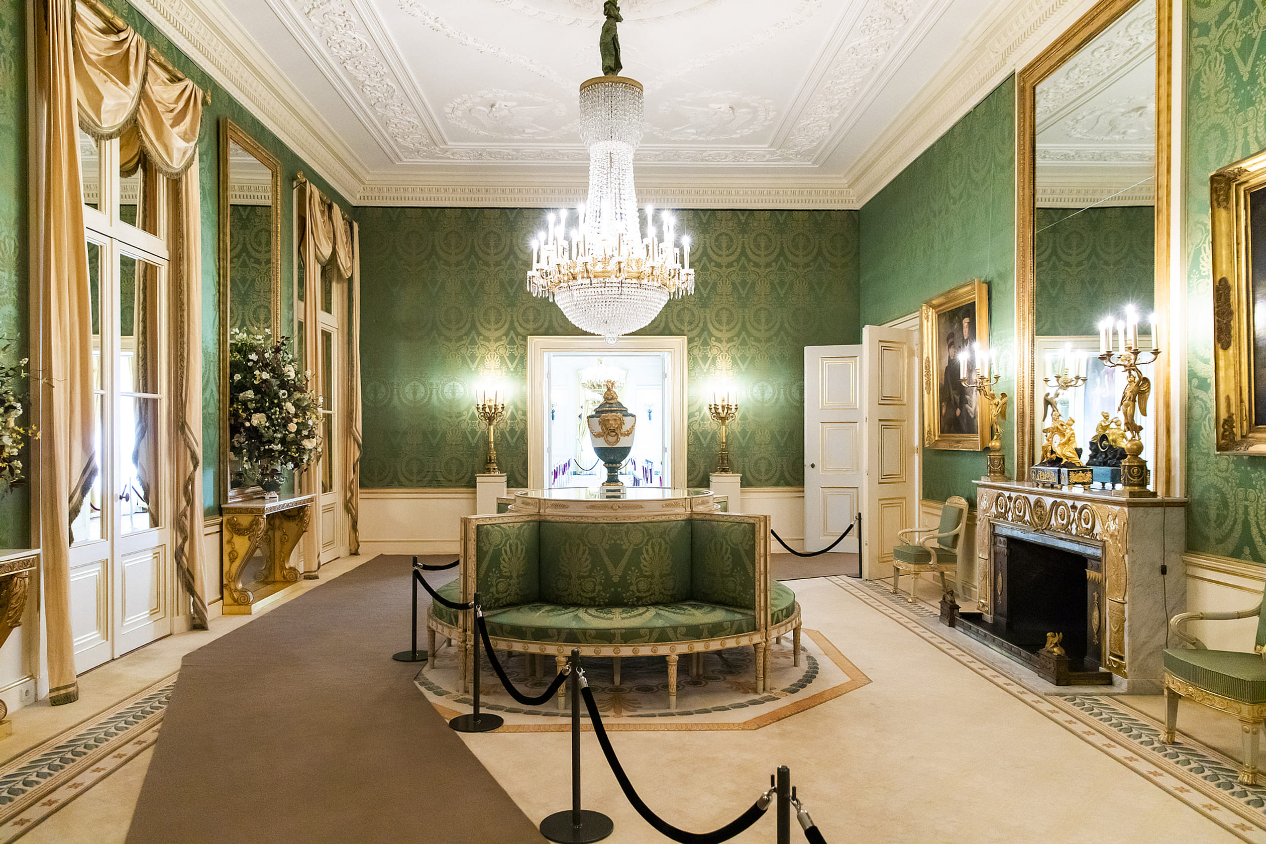 Een zaal in Paleis Noordeinde.