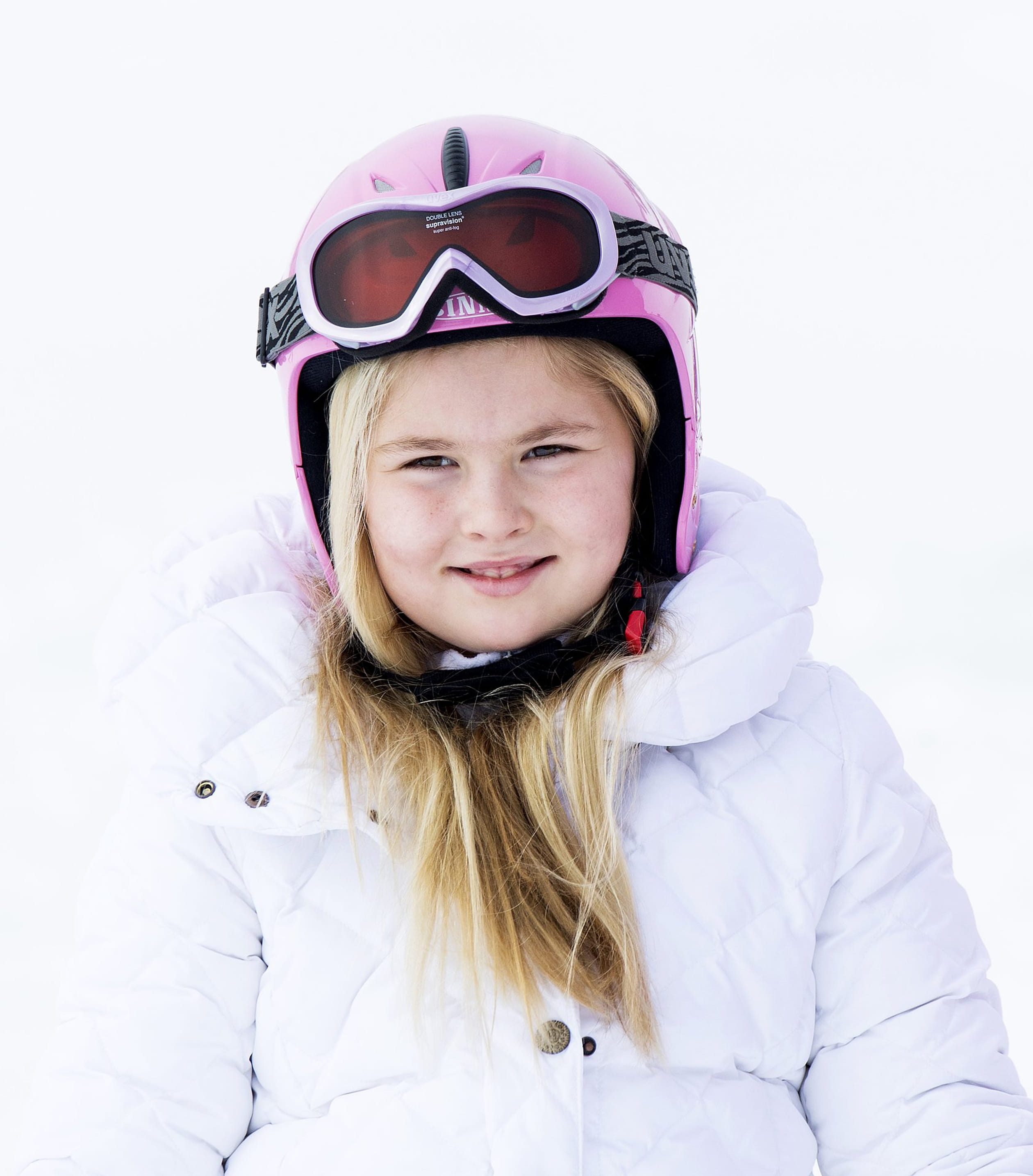 Een vrolijke foto van de Prinses van Oranje in 2014.