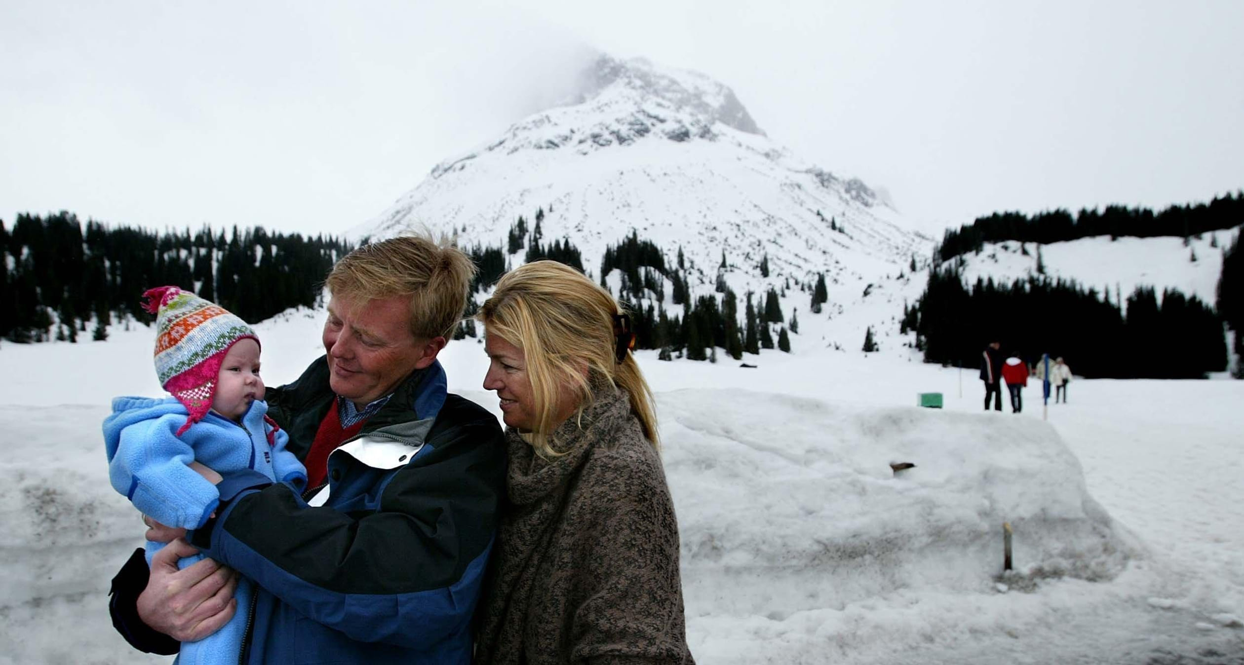 De eerste keer in Lech voor Amalia in 2004.