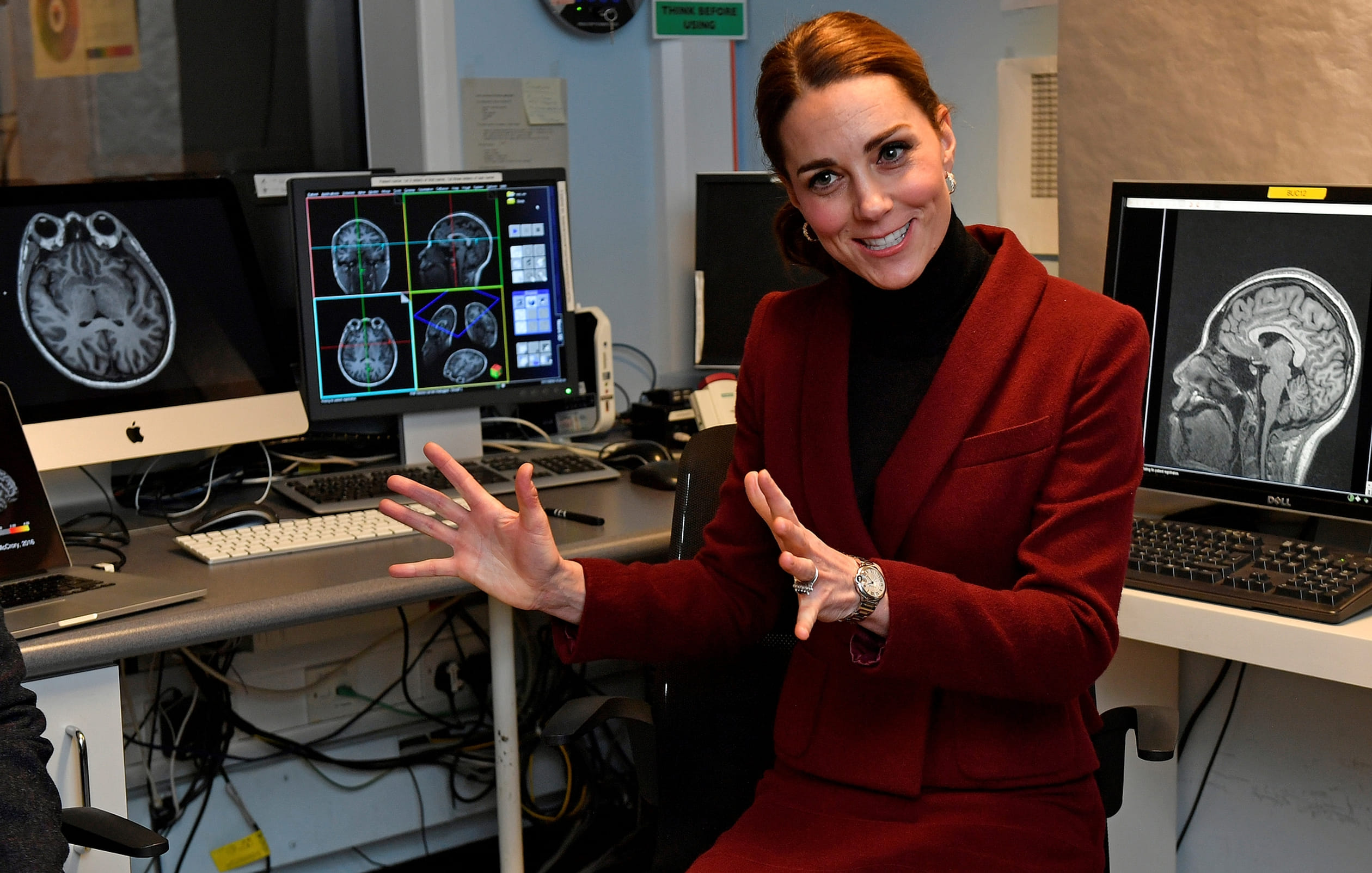 Catherine bezocht afgelopen november in London een laboratorium waar neurowetenschappelijk onderzoek