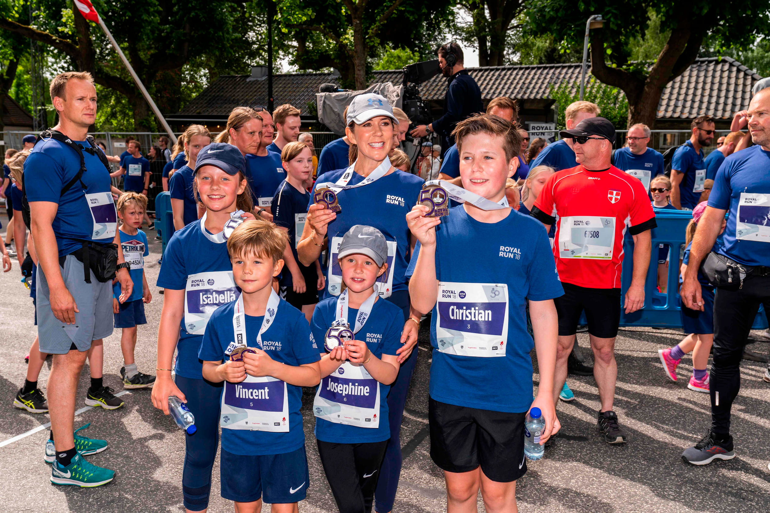 In 2018 rent het hele gezin van Frederik mee tijdens de Royal Run.