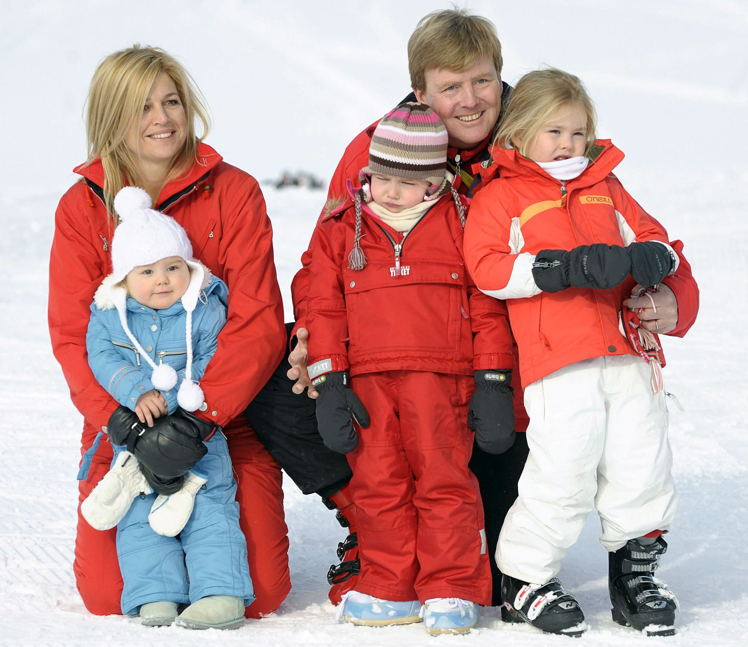 Het complete gezin in 2009.