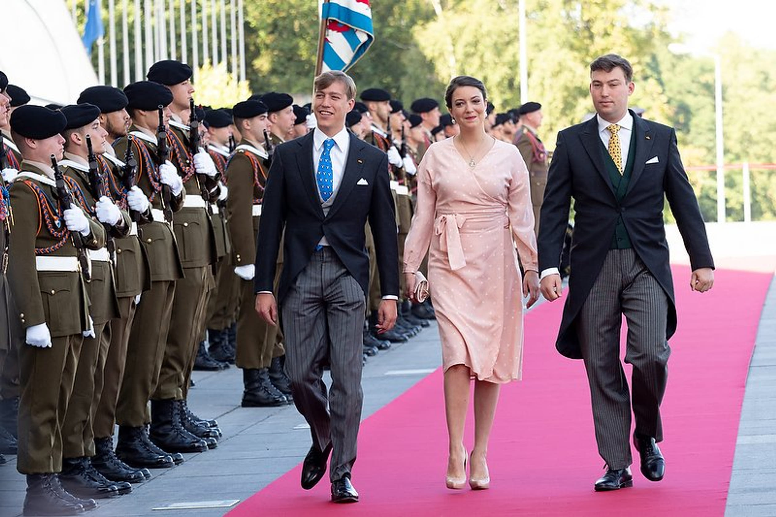 De drie jongste kinderen van Henri en Maria Teresa: prins Louis, prinses Alexandra en prins