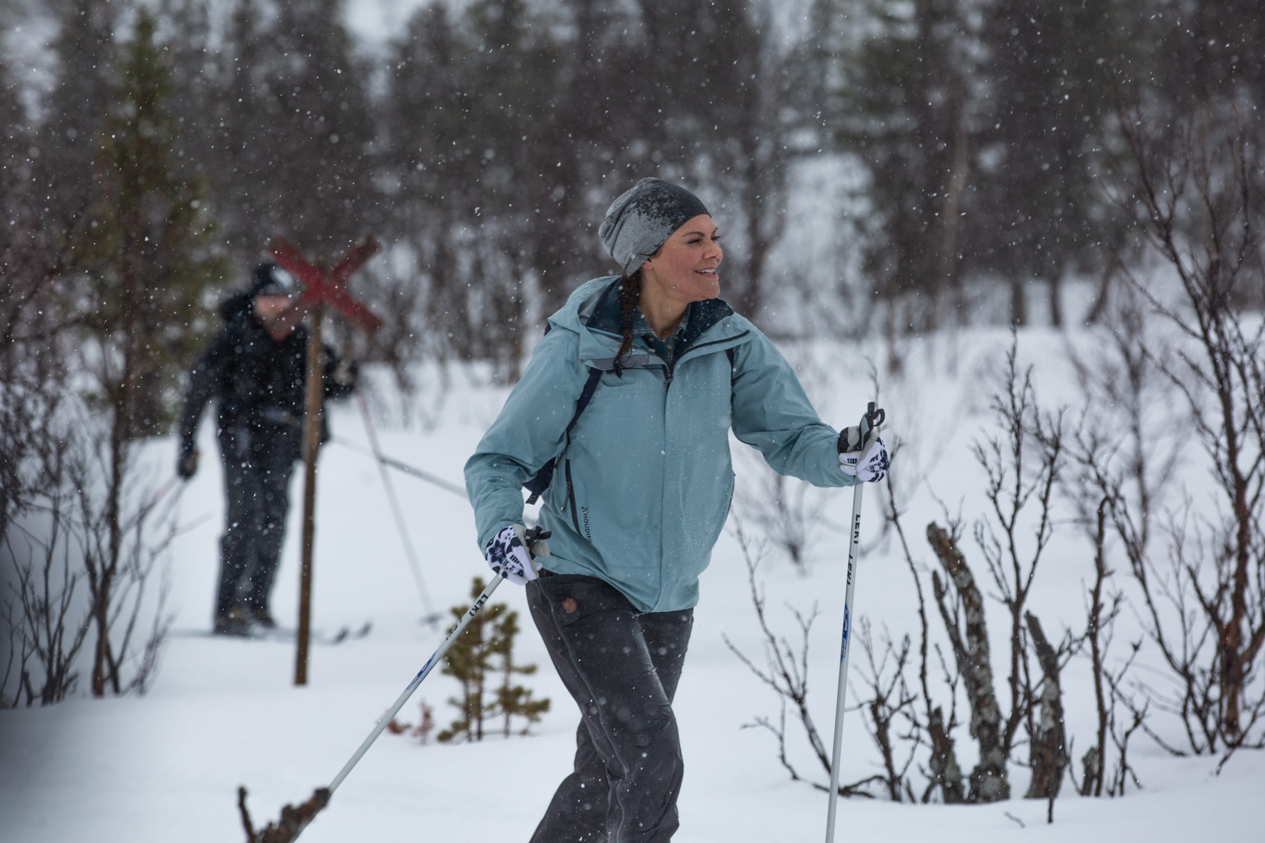 2019: Victoria op bezoek in Härjedalen.