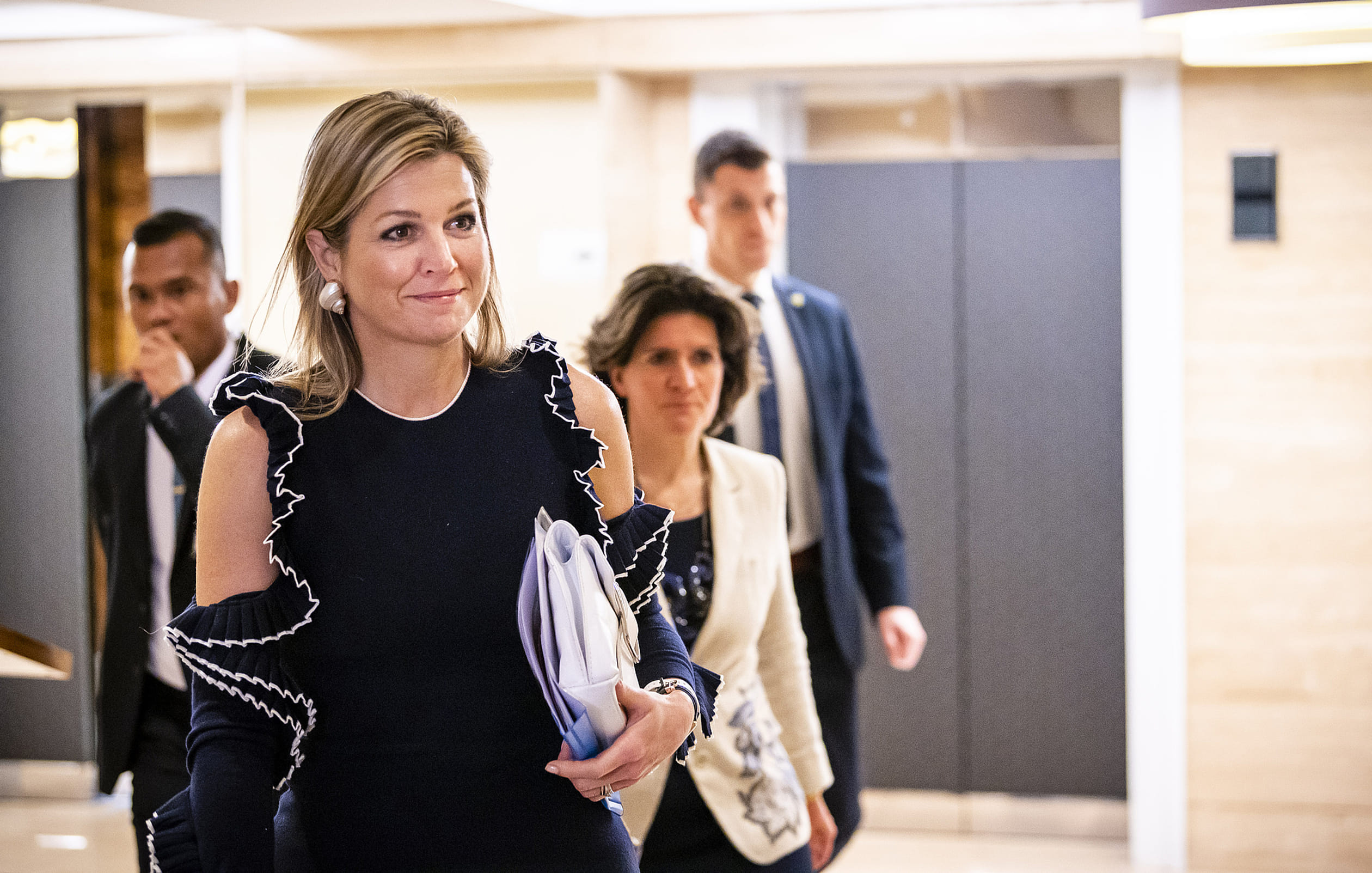 Na aankomst ging Máxima aan de slag voor de Verenigde Naties.